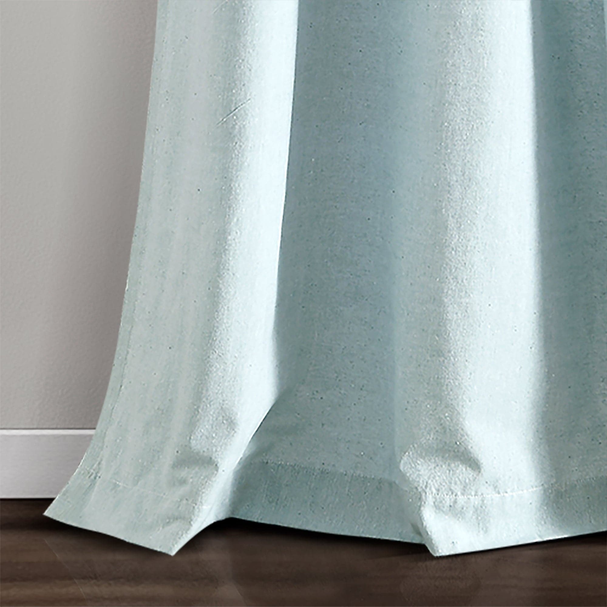 Farmhouse Style Button Stripe Yarn Dyed Woven Cotton Blend Curtain Panel Set - Light Filtering Window Treatments for Living Room, Bedroom & Dining Room