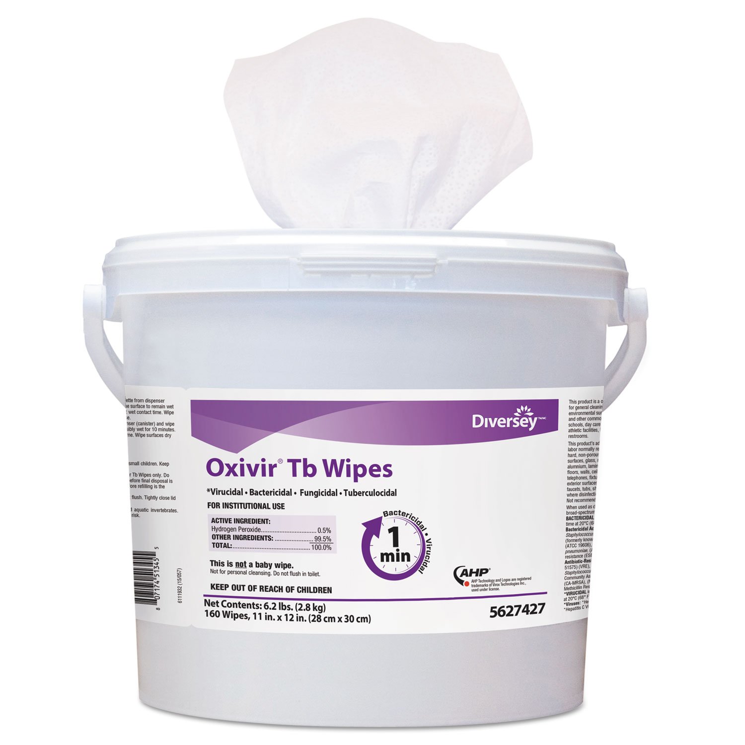 Diversey 5627427 Oxivir TB Disinfectant Wipes | 11