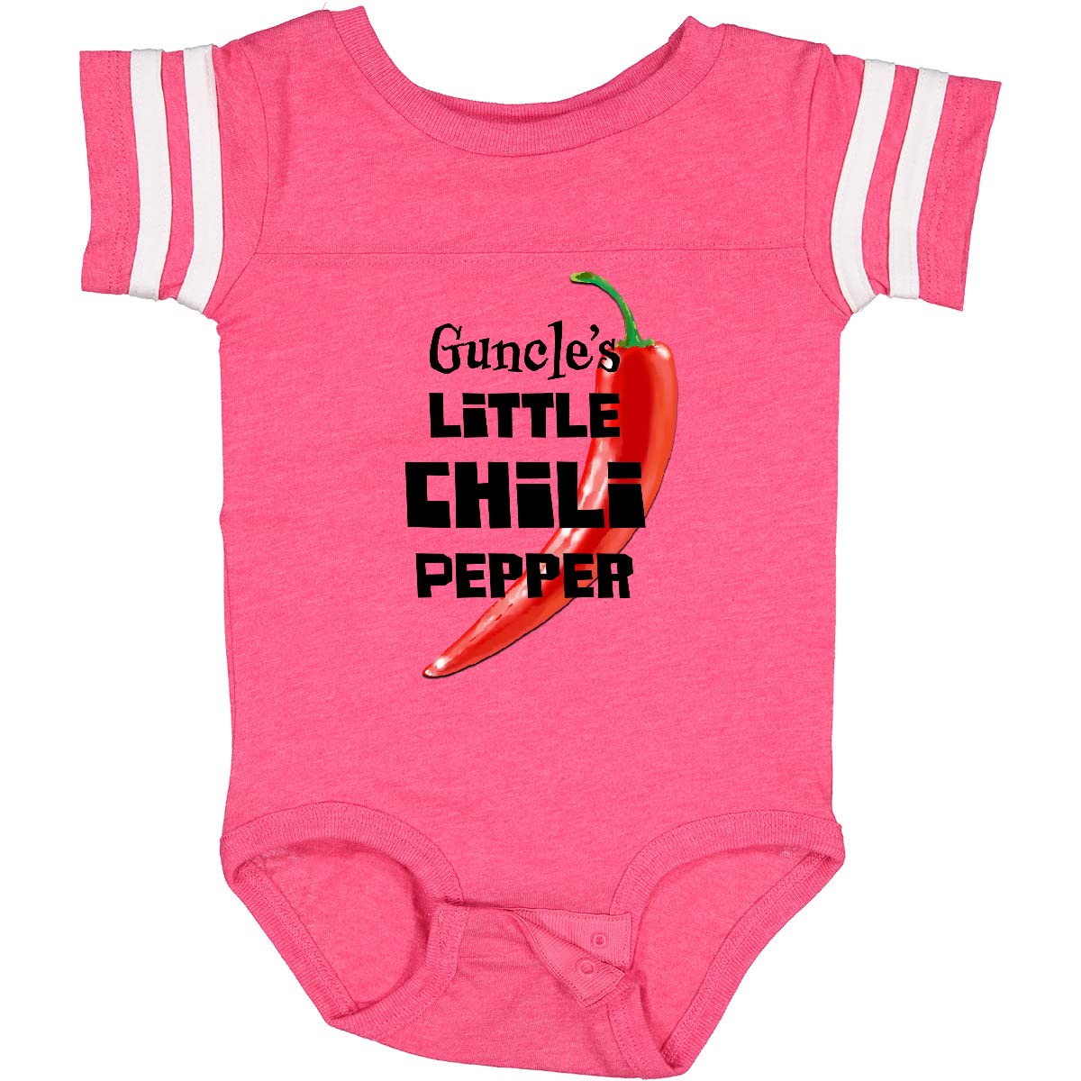 Inktastic Guncle's Little Chili Pepper Baby Bodysuit - Cute Infant Onesie for Boys & Girls - Perfect Gift for Uncle's Niece/Nephew - Great for Family Photos, Holidays & Special Occasions