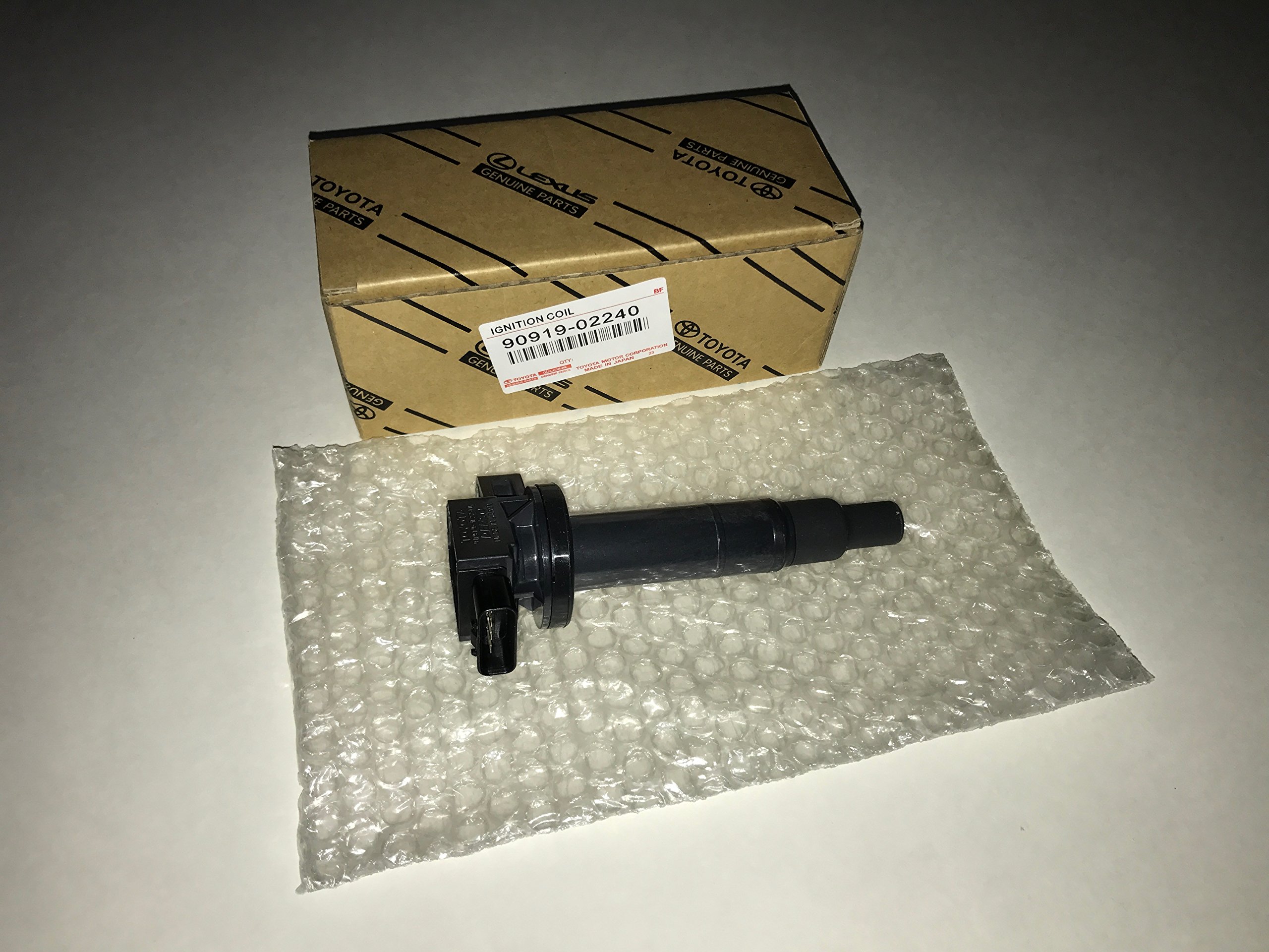 Genuine OEM 90919-02240 Ignition Coil Compatible with 2000-2008 Toyota Echo, Yaris & Scion 1.5L 4-Cylinder Engines - Perfect for Engine Performance & Smooth Starts
