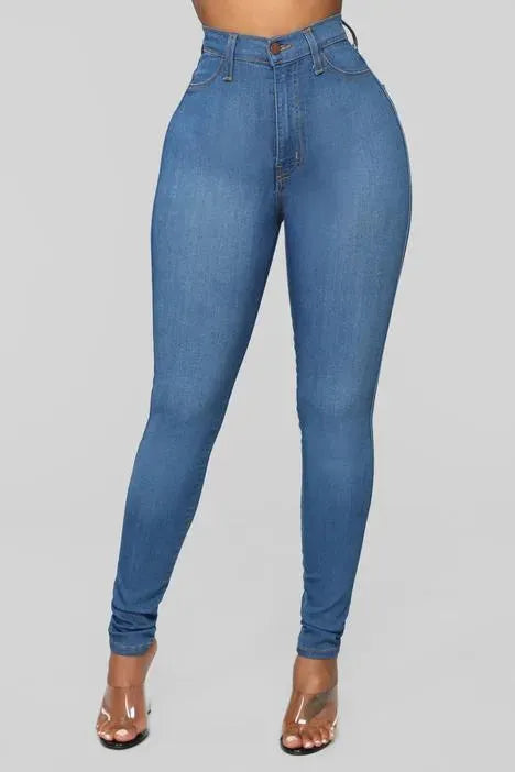 Best Women's High Waist Skinny Jeans - Stretch Denim Pants for Slim Fit & Comfort | Perfect for Casual Wear, Work & Night Out