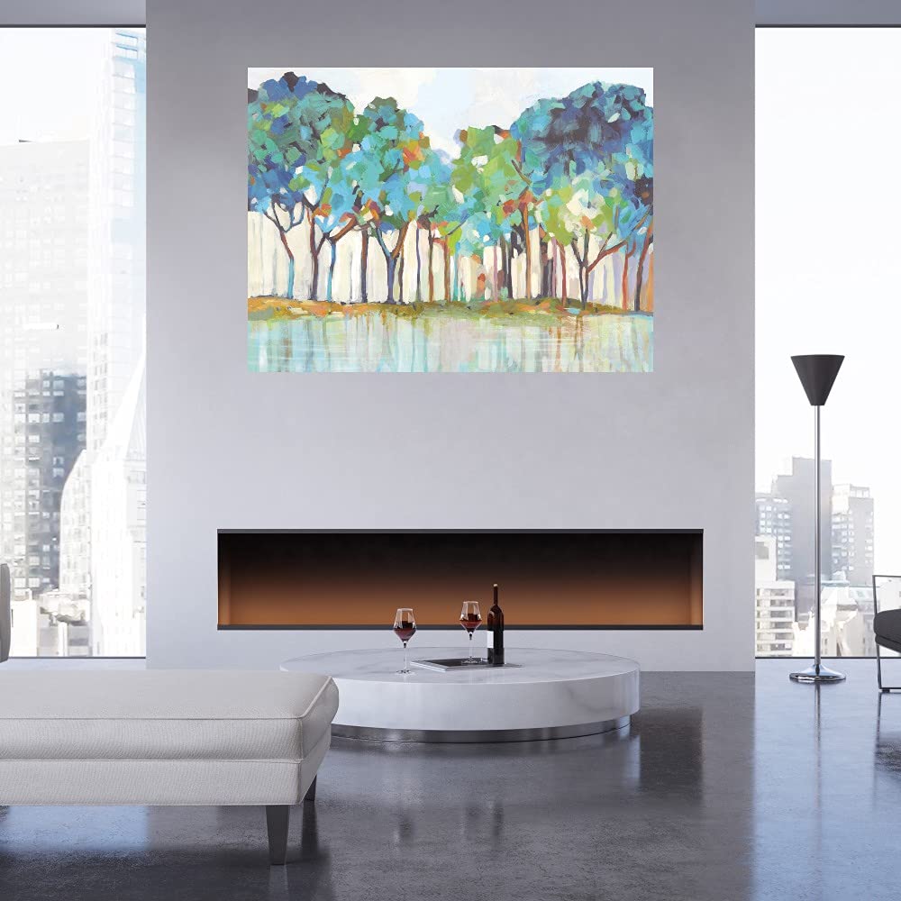 Dreamy Fine Art Canvas Wall Decor by Allison Pearce - Ready to Hang 46x35 Inch - Perfect for Living Room, Bedroom, Bathroom, Kitchen, Office, Bar & Dining Room - Elegant Home & Commercial Space Decoration