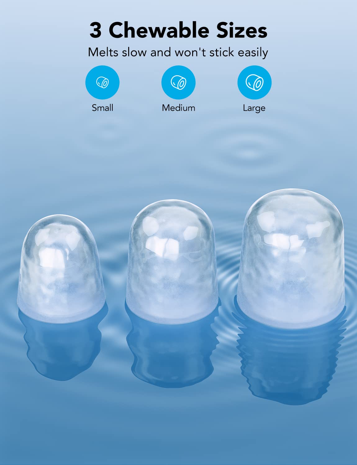 GoveeLife Smart Countertop Ice Maker Machine - Self Cleaning, Voice Control, 26lbs/24Hrs, 9 Cubes in 6 Mins, 3 Ice Sizes - Portable with Basket & Scoop - Perfect for Home Kitchen, Camping, RV & Office Use