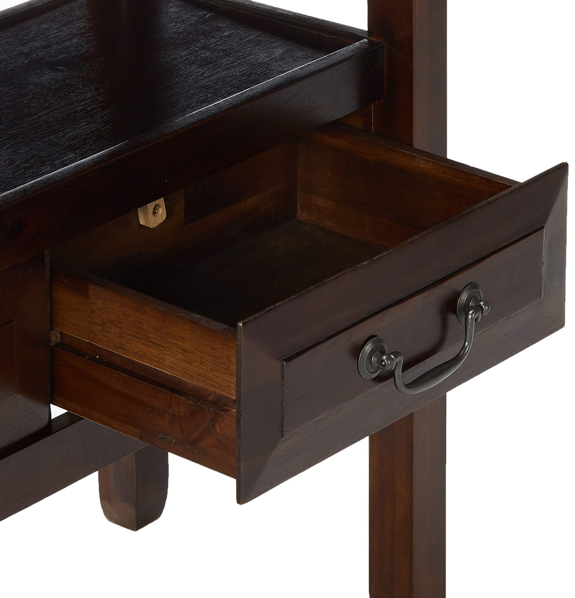 Christopher Knight Home Ramsey Acacia Wood Console Table, Brown Mahogany - Entryway Sofa Table for Hallway, Living Room & Foyer Decor