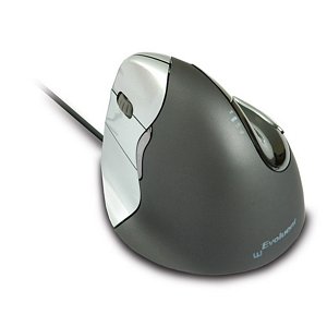 Evoluent VM4L Vertical Ergonomic Mouse - 6 Button USB Left-Handed Mouse for Comfort & Wrist Pain Relief - Perfect for Office, Gaming & Long Computer Use