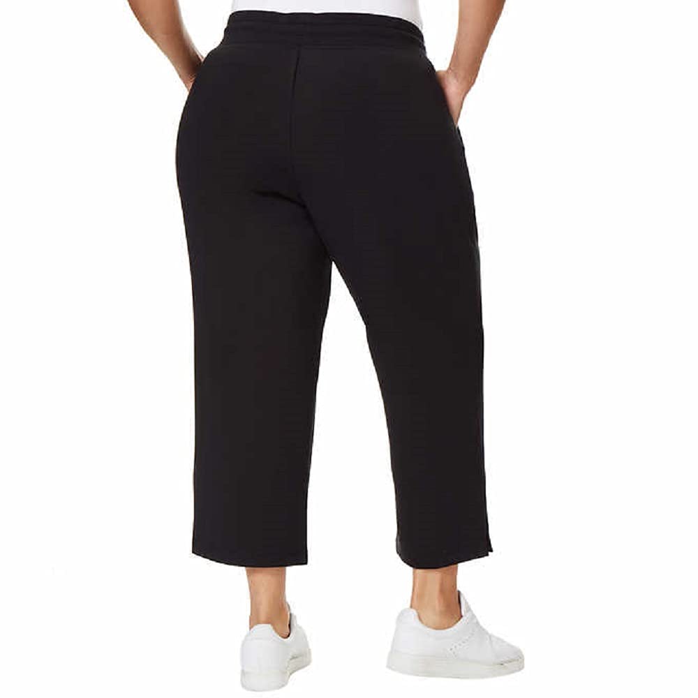 32° Women's Cool Capri Leggings (Black, L) - Yoga & Lounge Wear