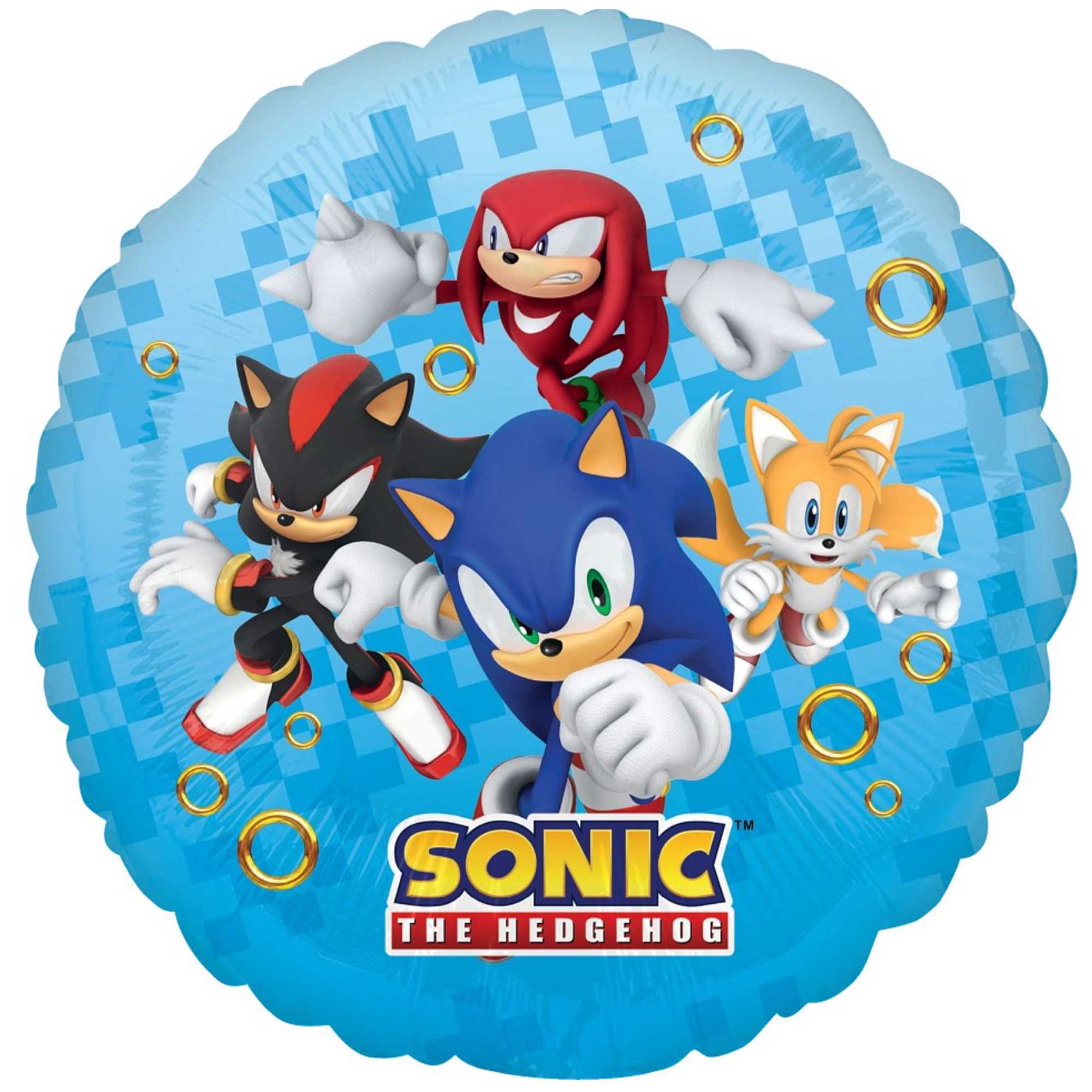 45cm Standard HX Sonic the Hedgehog 2 Balloon - Perfect for Birthday Parties, Baby Showers & Themed Events