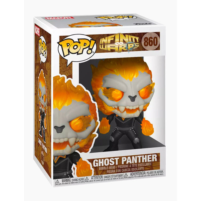 Marvel Infinity Warps Ghost Panther Action Figure - Collectible Superhero Toy for Kids & Adults - Perfect for Display, Gifts, and Marvel Comics Fans