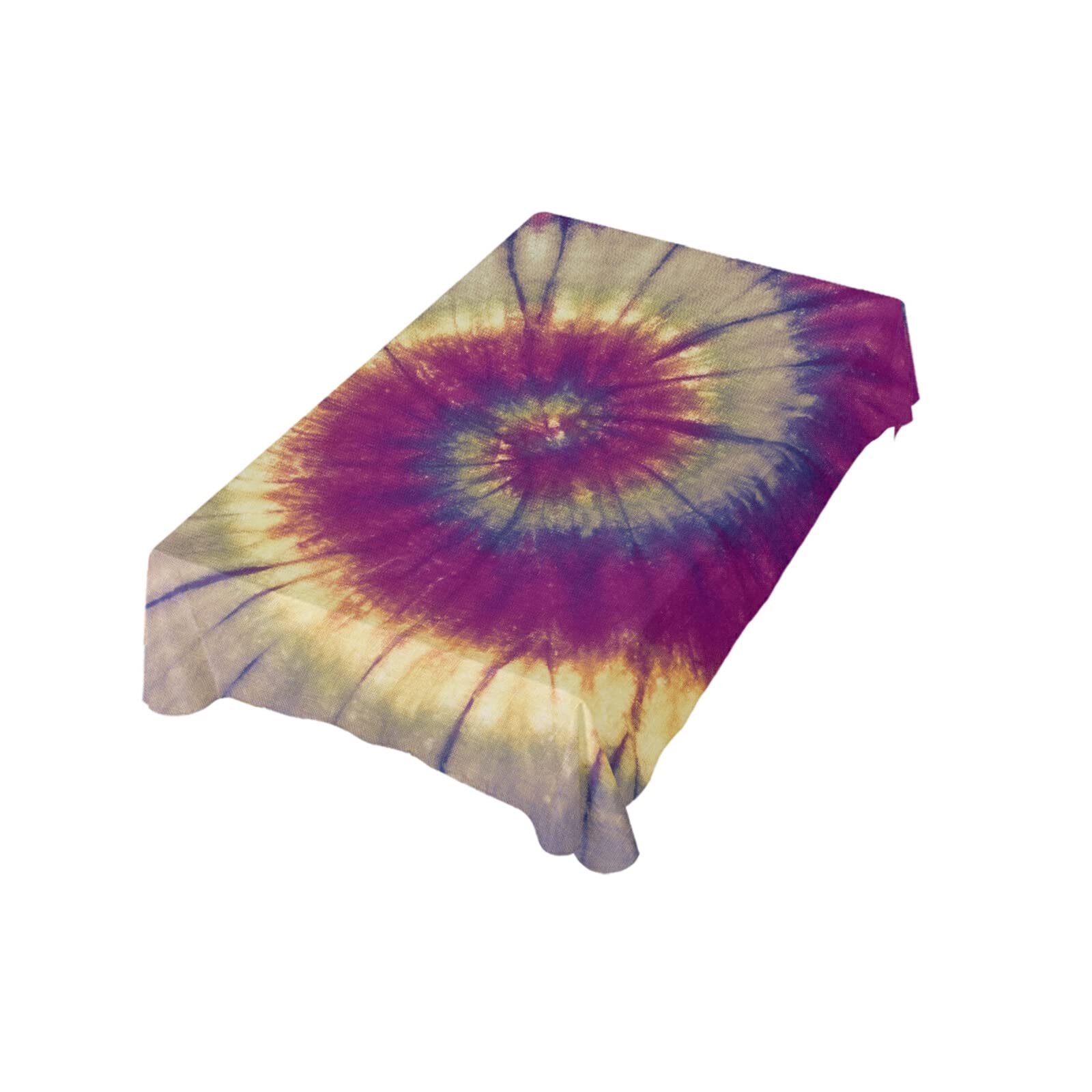 ALAZA Oblong Tablecloths 60 x 108 Inch, Tie Dye Pattern Abstract Design, Perfect for Dining Room, Party, Holiday Decor, and Everyday Use