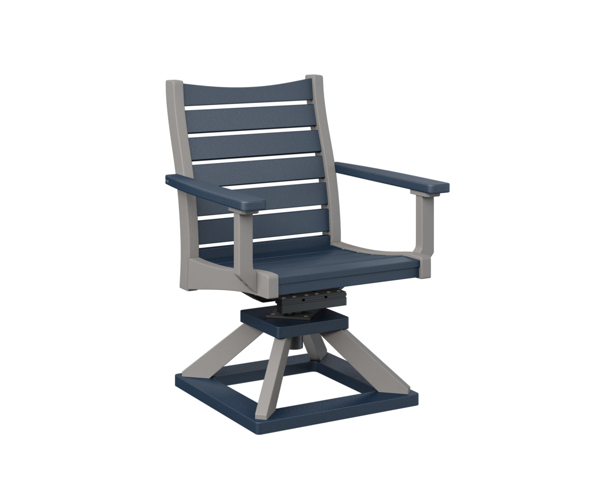 Navy Blue on Light Gray