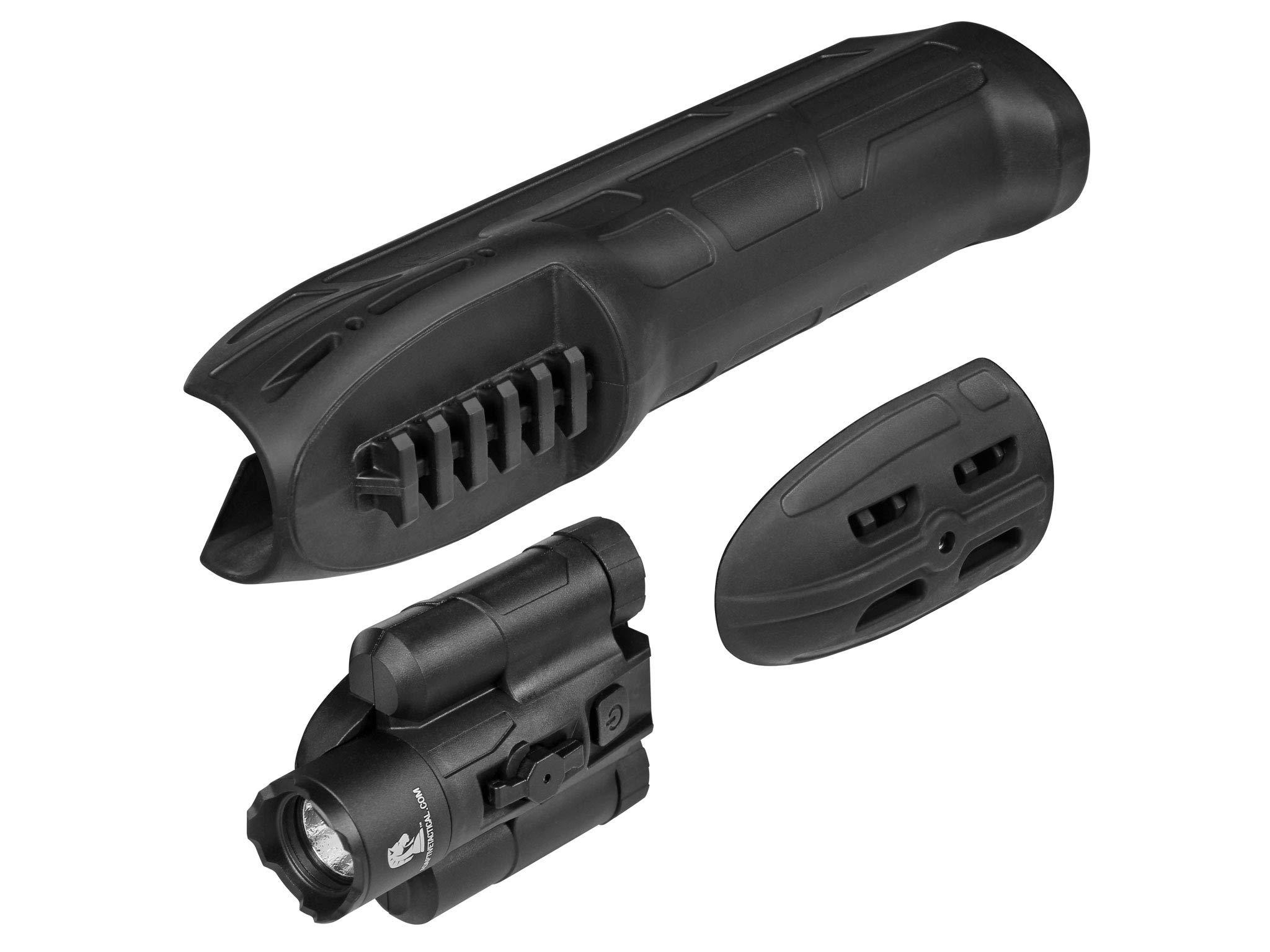 Tactical Shotgun Light - 300 Lumen LED Weapon Light with AA Batteries, Compatible with Remington 870 & Other Shotguns - Perfect for Home Defense, Hunting & Night Shooting