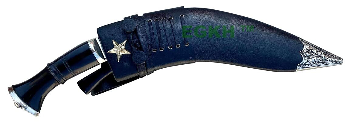 Authentic BSI Historical Khukri Knife - British Army Standard Issue Kukuri with Hand-Forged Nepalese Blade | Military Collectible & Outdoor Survival Tool for Camping, Hunting, and Display