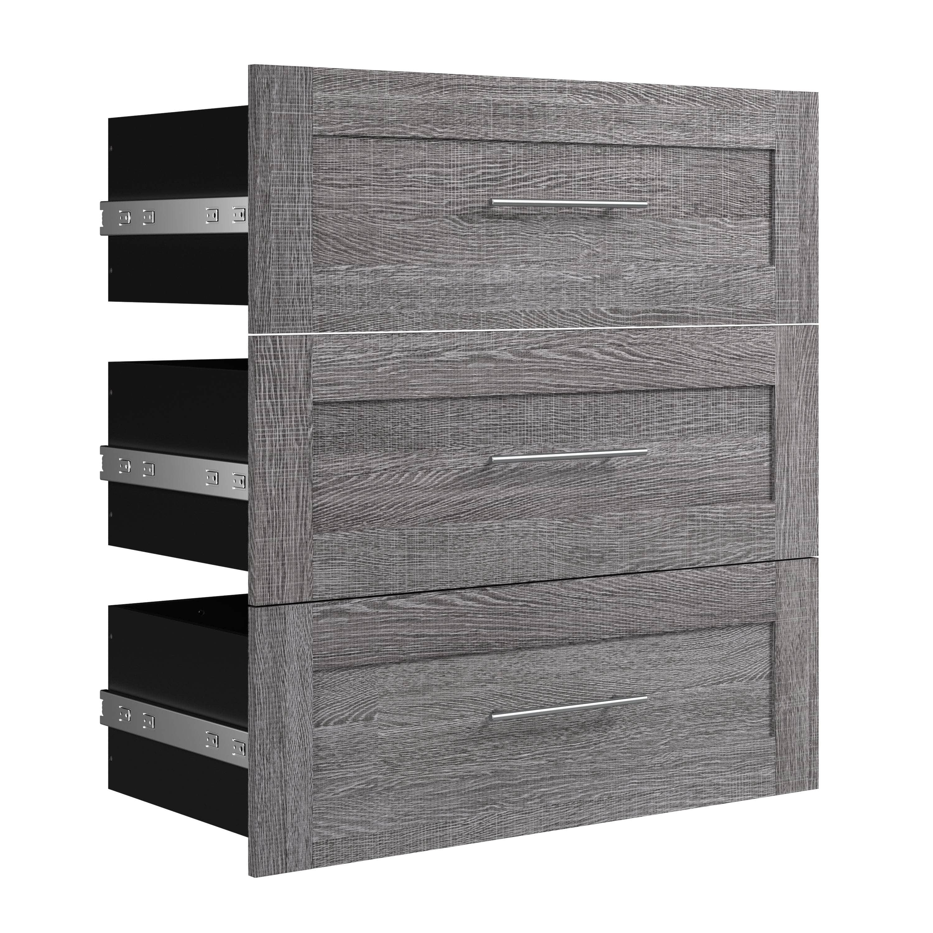 3-Drawer Storage Set for PUR 36W Closet Organizer - 6 Color Options | Perfect for Bedroom, Closet & Office Organization