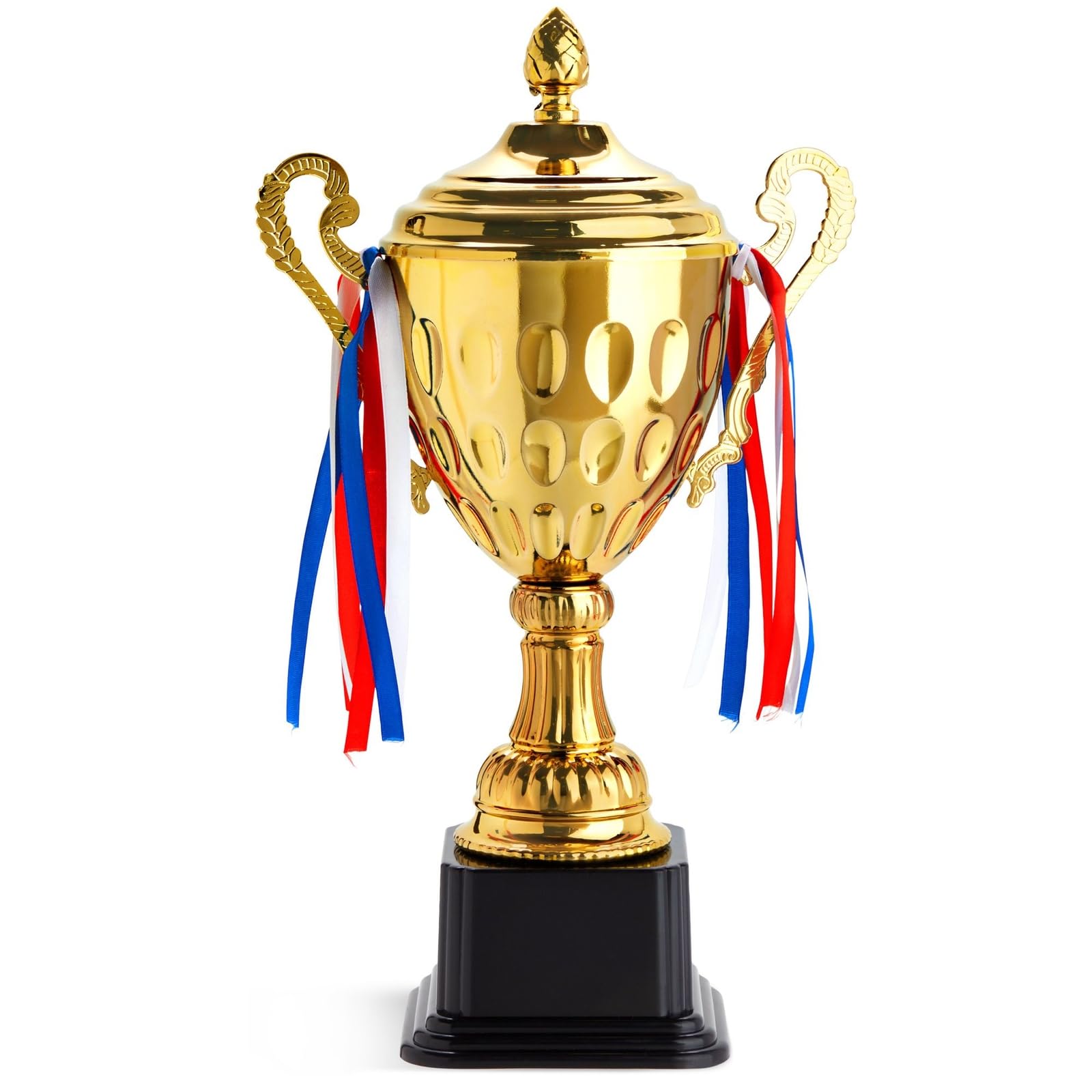 Juvale Large Gold Trophy Cup - Award for Sports, Tournaments, Competitions, Events & Achievements - Perfect for Champions, Winners, and Recognition Ceremonies