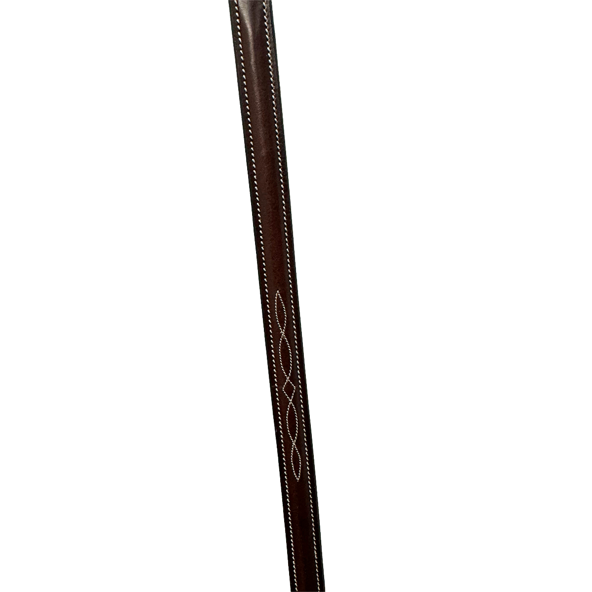 AJR Fancy Square Raised Laced Leather Rein - English Equestrian Bridle for Horse Riding, Training & Dressage - Premium Quality Leather Horse Tack for Show Jumping & Western Riding