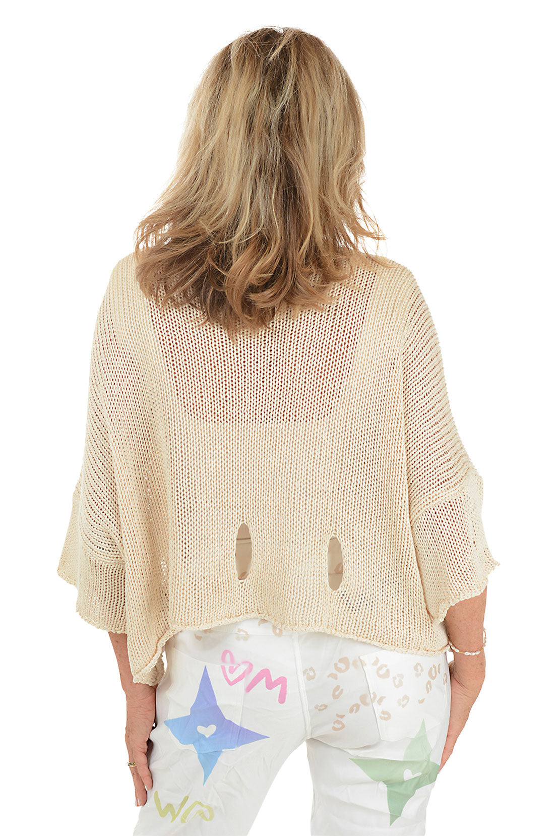 Open Knit Slouchy Sweater Women's Oversized Casual Pullover - Perfect for Fall Layering & Coffee Dates