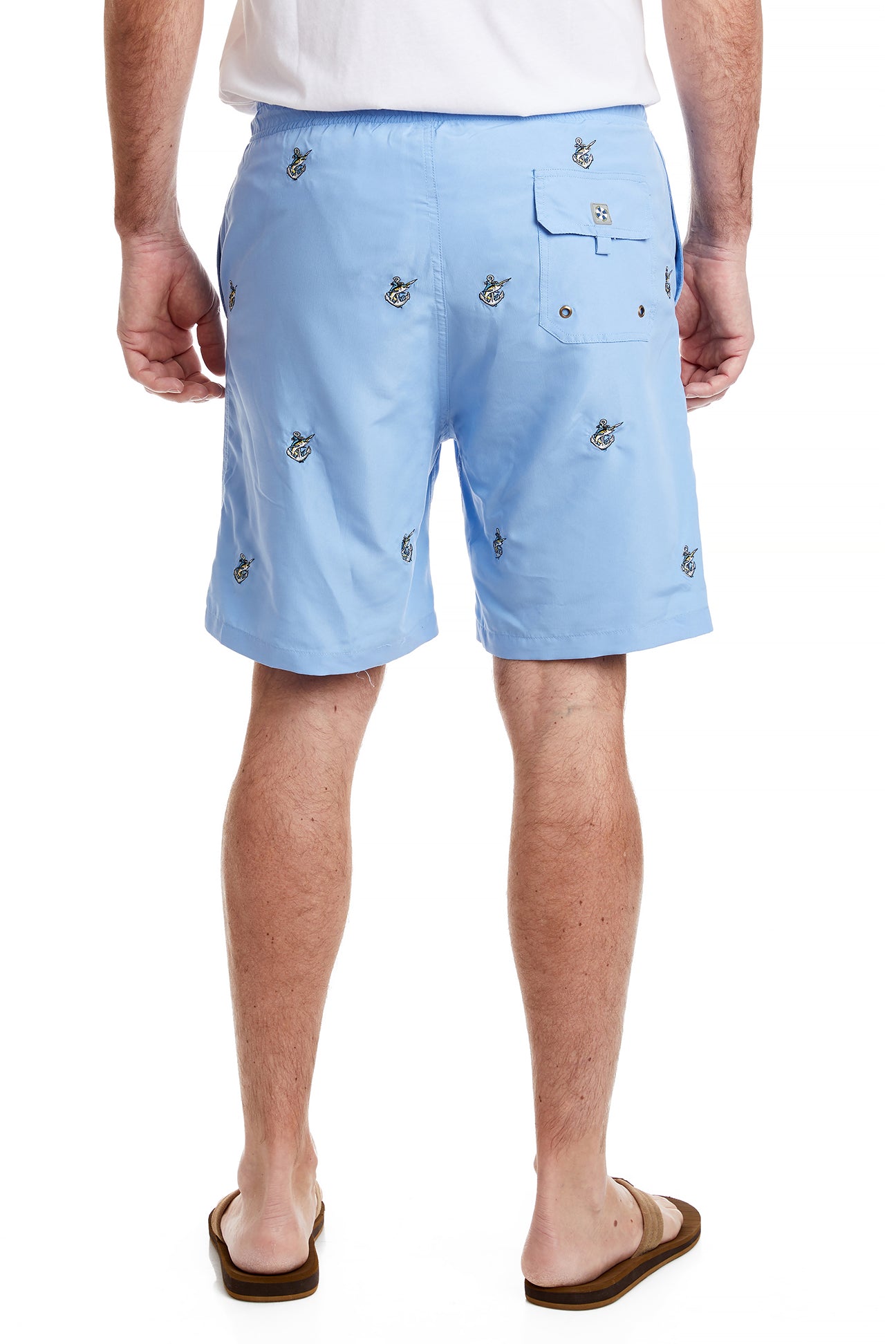 Women's Sandbar Swim Suit Liberty Print with Anchor and Fish Design - Perfect for Beach Vacations, Pool Parties & Summer Getaways