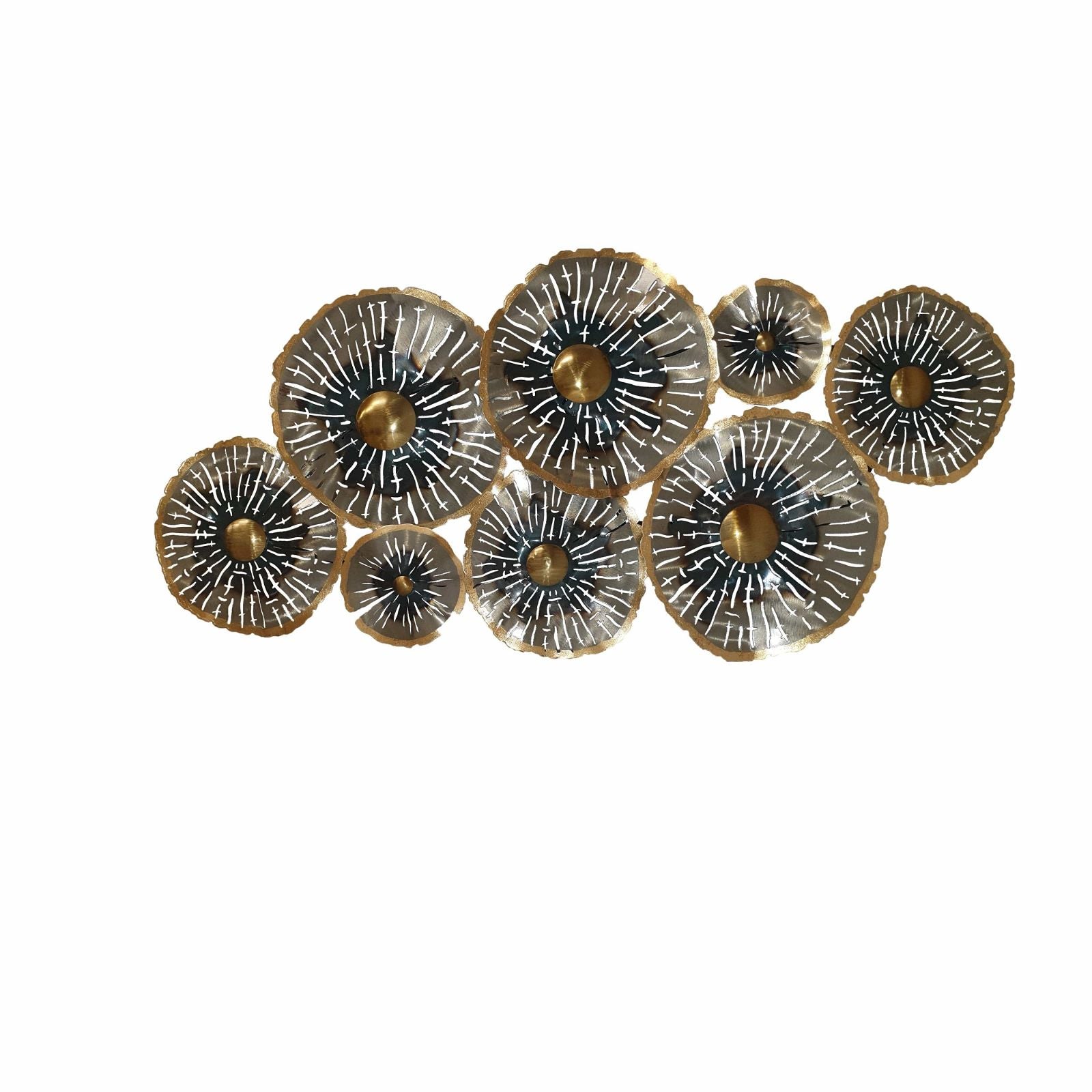 Ocean Cloud Wall Art Metal Flowers by Urban Style - Modern Home Decor for Living Room, Bedroom & Office - Handcrafted Metal Floral Decor for Coastal & Boho Interiors
