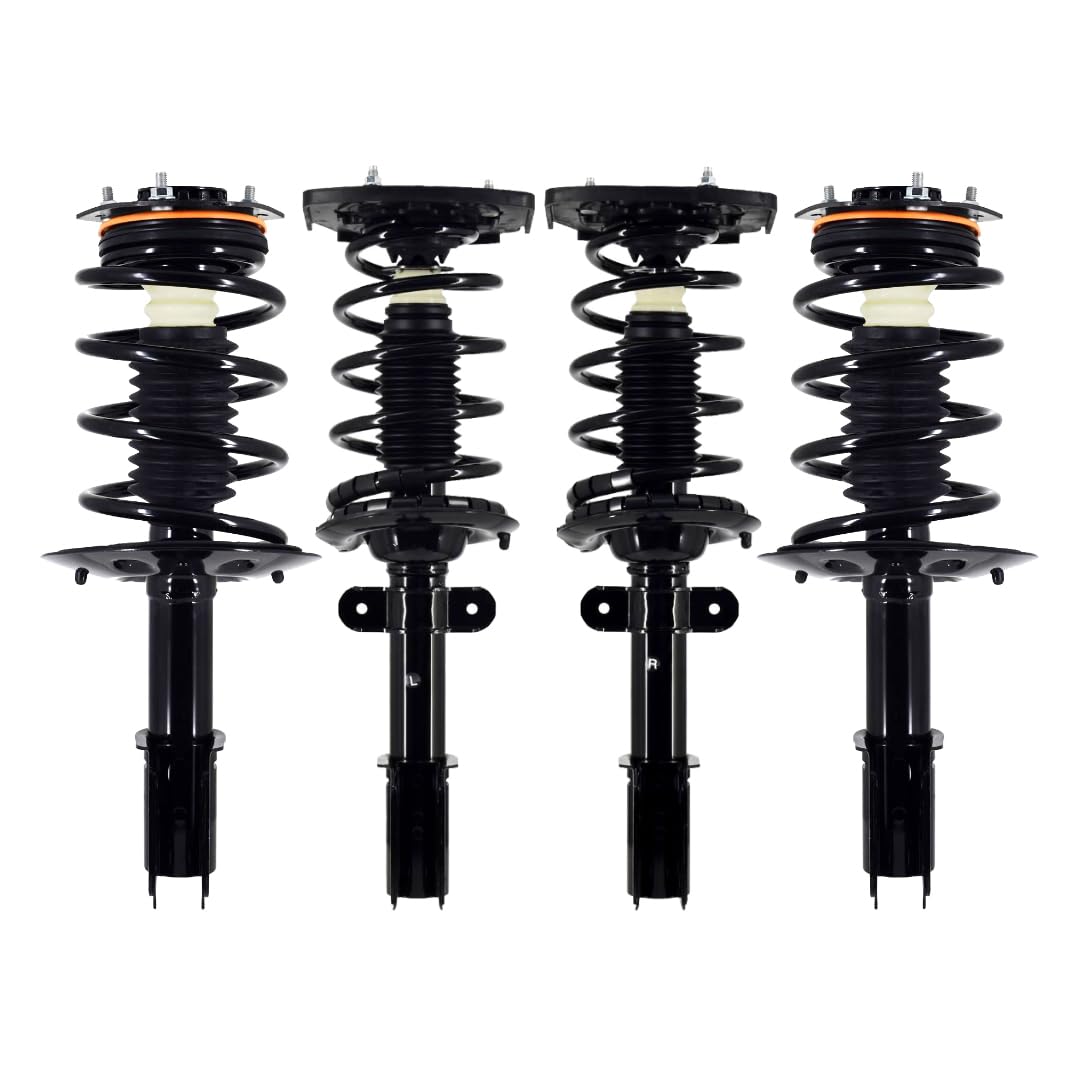 Complete Front & Rear Quick Strut Coil Spring Assembly Set for 2004-2005 Chevrolet Impala with 16