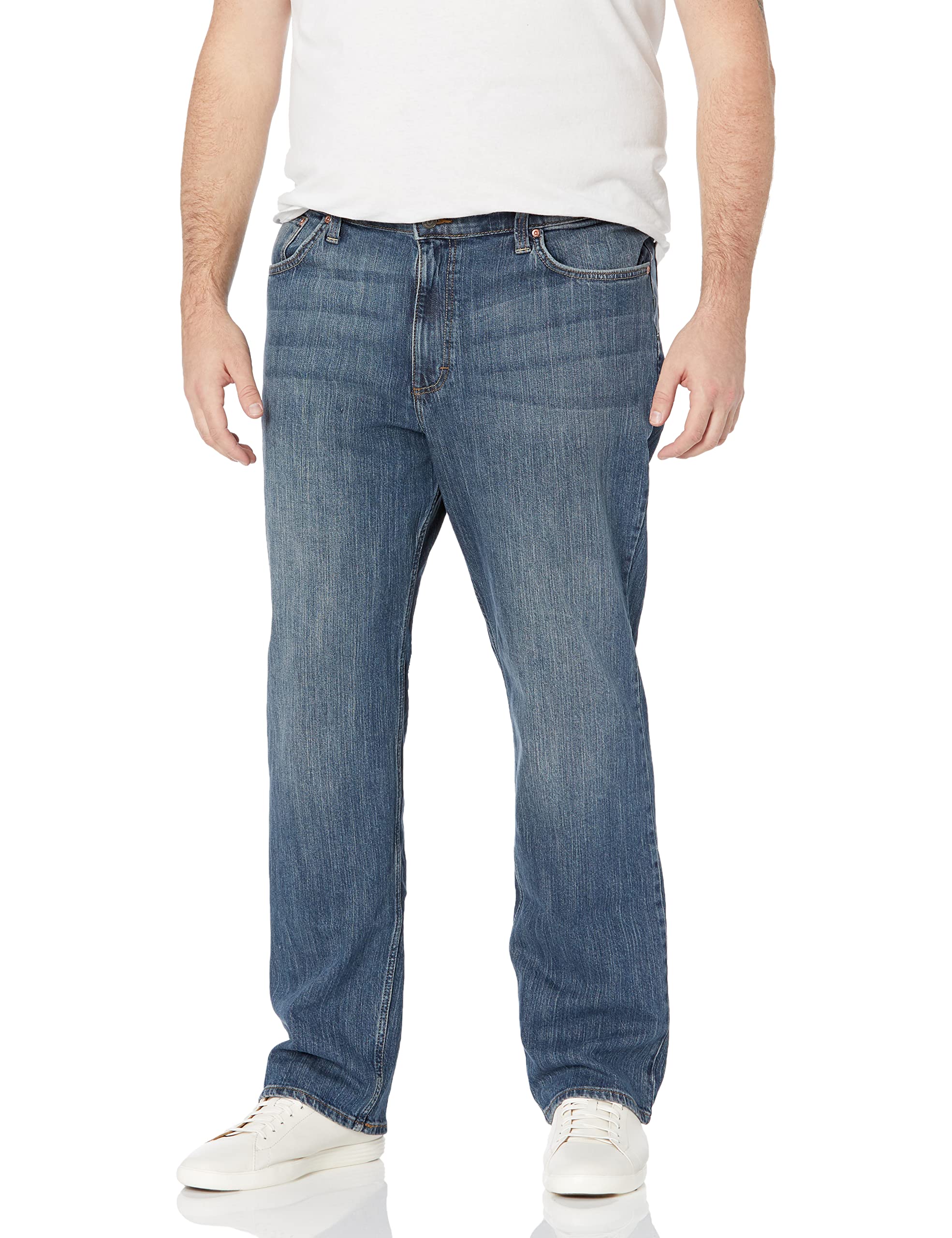 LEE Men's Big & Tall Relaxed Straight Leg Jeans for Comfort & Style | Durable Denim Pants for Casual Wear & Everyday Use