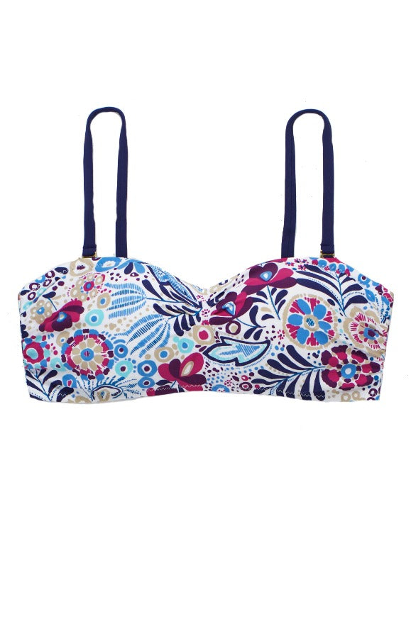 Heavenly Biarritz Tucked Bandeau Bra - Comfortable Seamless Wireless Bralette for Women | Perfect for Yoga, Lounge & Everyday Wear