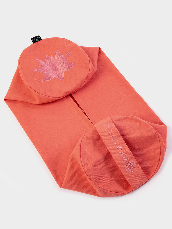 GOTS Certified Organic Cotton Yoga Bolster Cover - Eco-Friendly Replacement for Yoga Studio & Home Practice - Perfect for Meditation, Restorative Yoga & Relaxation
