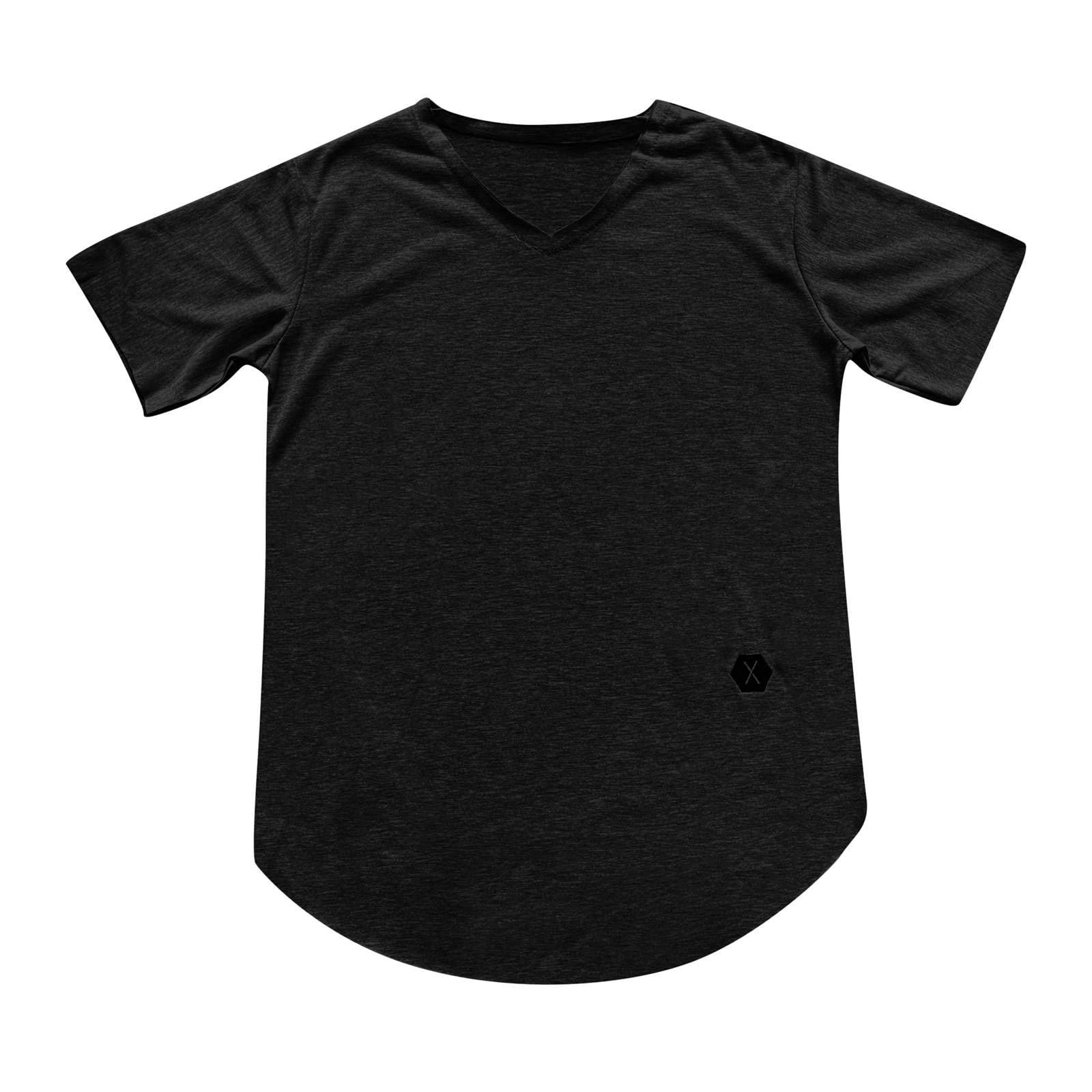 Slim Fit Lapel Neck Patchwork Short Sleeve Athletic T-Shirt for Men - Business Casual & Office Wear | Gym, Workout & Everyday Comfort