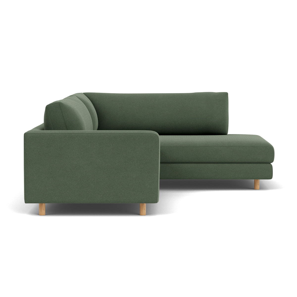 Douglas Fabric Right Corner Sofa - Modern L-Shaped Sectional Couch for Living Room, Small Spaces & Apartments | Comfortable Upholstered Furniture for Family Gatherings & Movie Nights