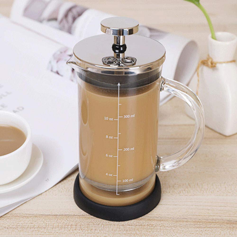 Stainless Steel Filter Press Coffee Maker - 600ml Heat-Resistant French Press for Coffee & Tea - Perfect for Home, Office & Camping Use