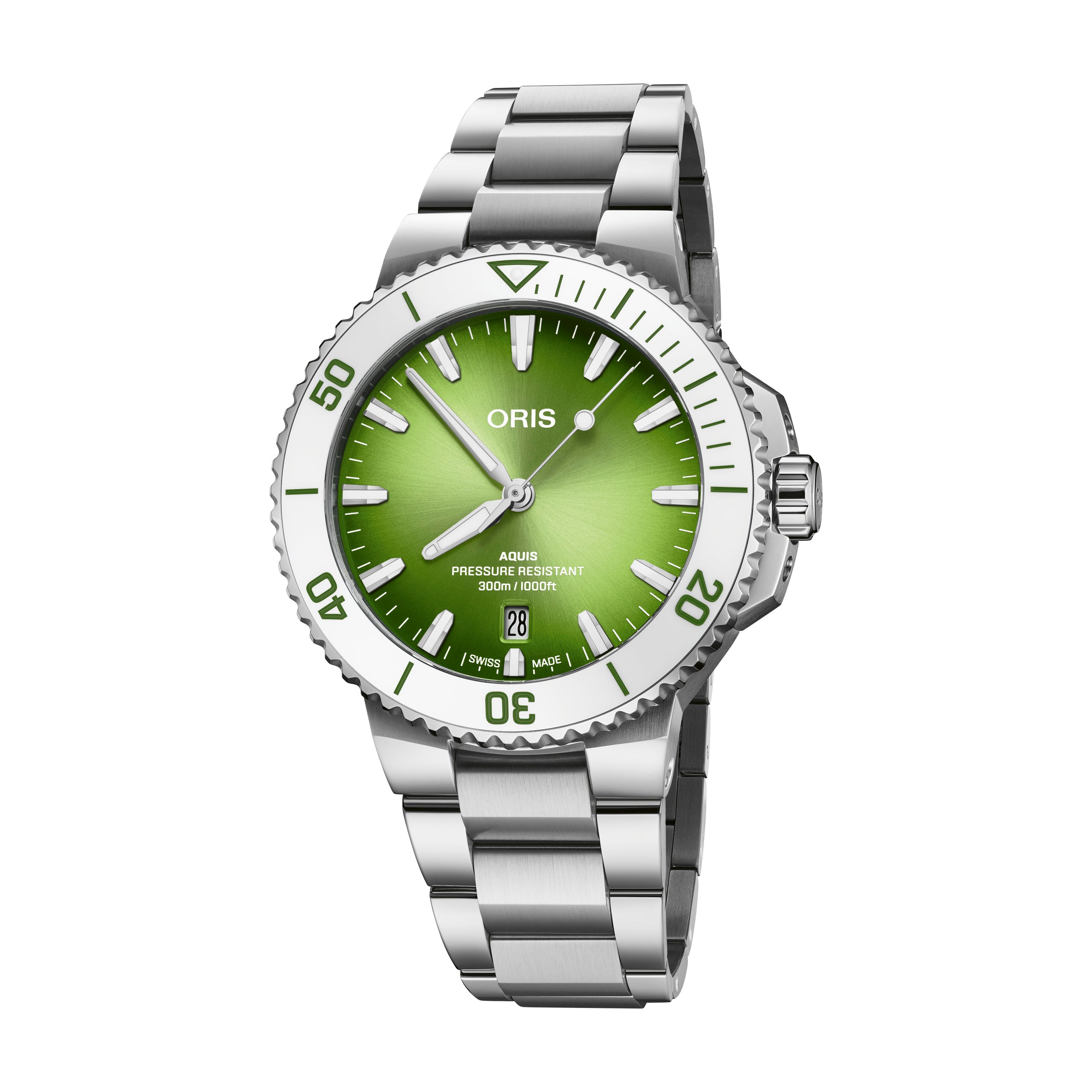 ORIS Aquis Date Taste of Summer Dive Watch - Swiss Automatic Men's Luxury Timepiece for Swimming, Diving & Summer Vacations