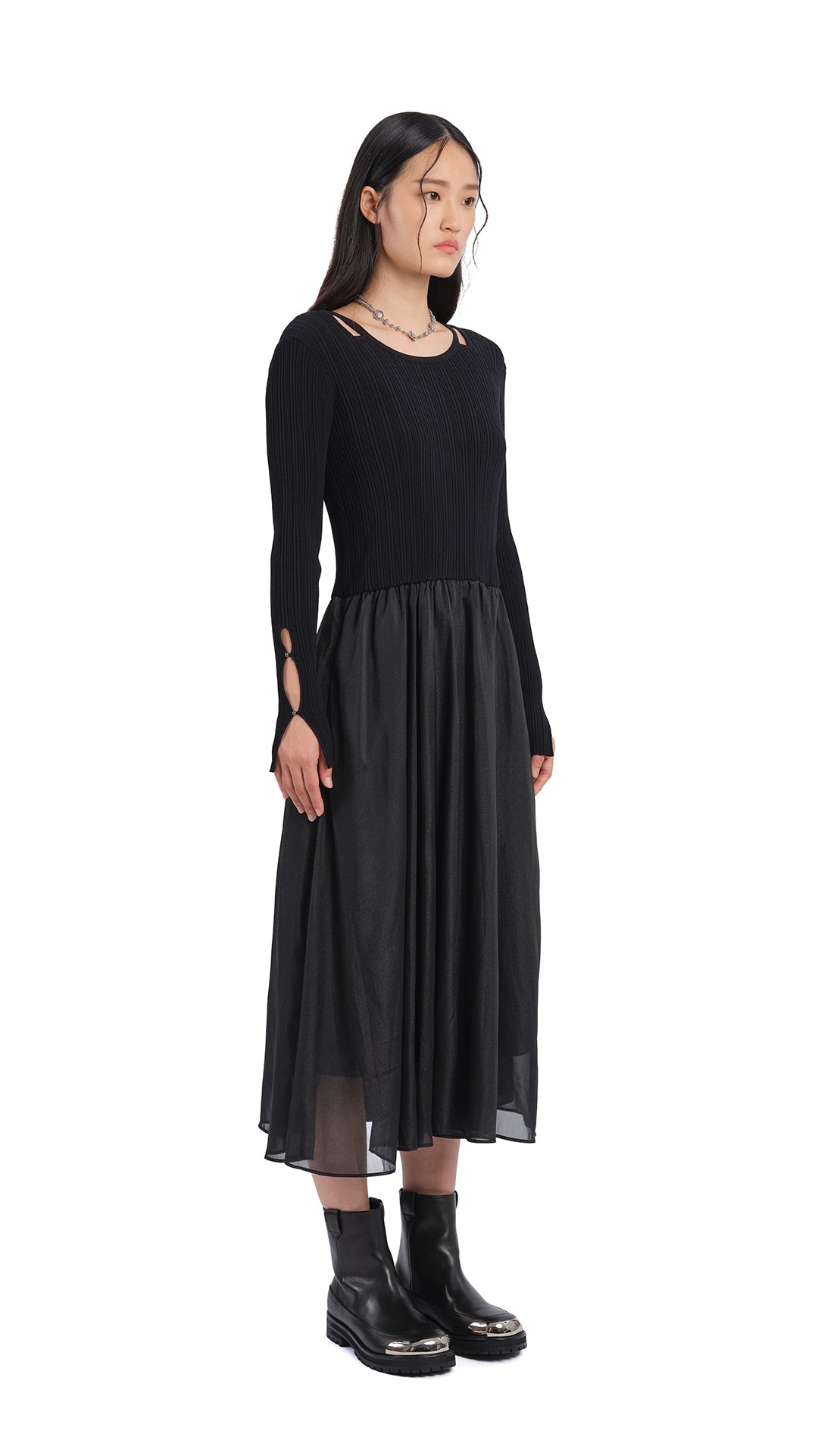 Stylish Cut Out 2-in-1 Knit Dress for Women - Trendy Summer Outfit for Beach, Party & Casual Wear