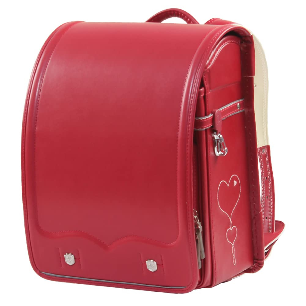 Premium Japanese Randoseru Semi-Automatic School Backpack for Kids - Durable PU Leather Bookbag for Boys & Girls - Perfect for Elementary Students, Daily Commute & Travel
