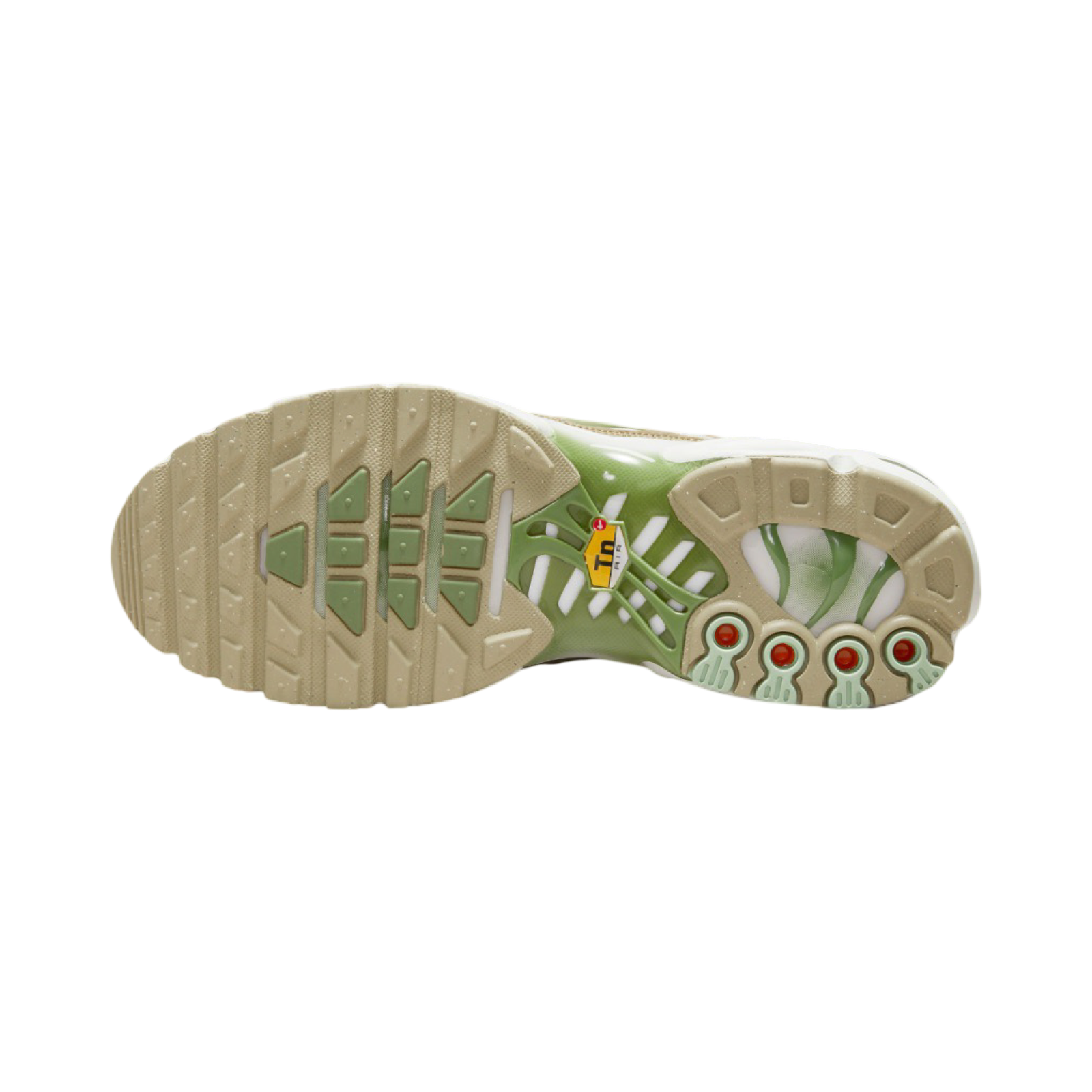 Nike Women's Air Max Plus TN Running Shoes - Light Bone/Honeydew/Alligator - Comfortable Athletic Sneakers for Gym, Workout & Casual Wear