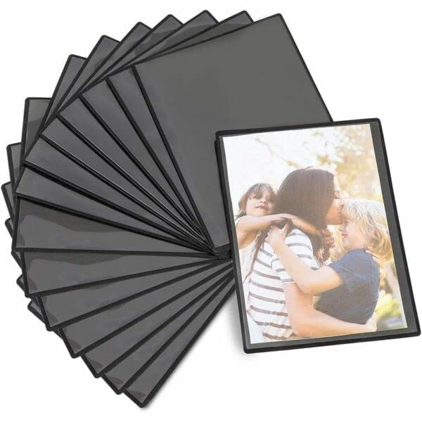 15 Pack Magnetic Picture Frames with Clear Pocket for 5x7 Photos - Wall Mount Display for Home Décor, Office & Gift Giving