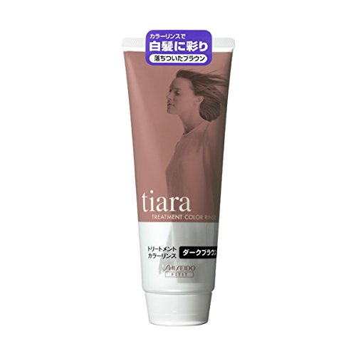Tiara Treatment Color Rinse Dark Brown 220g – Semi-Permanent Hair Dye for Vibrant, Long-Lasting Color – Perfect for At-Home Hair Coloring & Salon-Quality Results