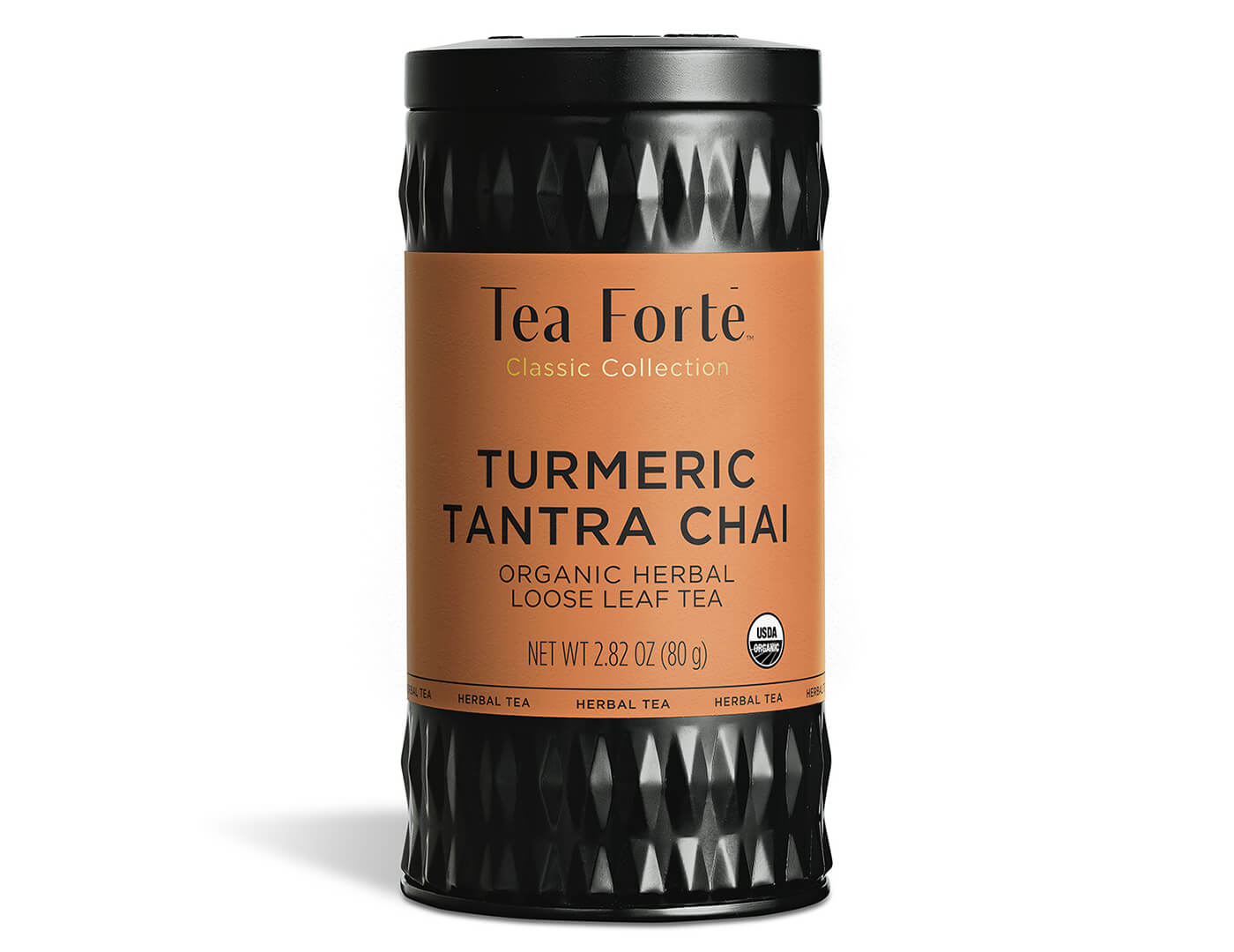 Organic Loose Leaf Tea Canisters - Turmeric Tantra Chai Spiced Herbal Tea Blend | Airtight Storage for Freshness | Perfect for Home, Office & Gifting