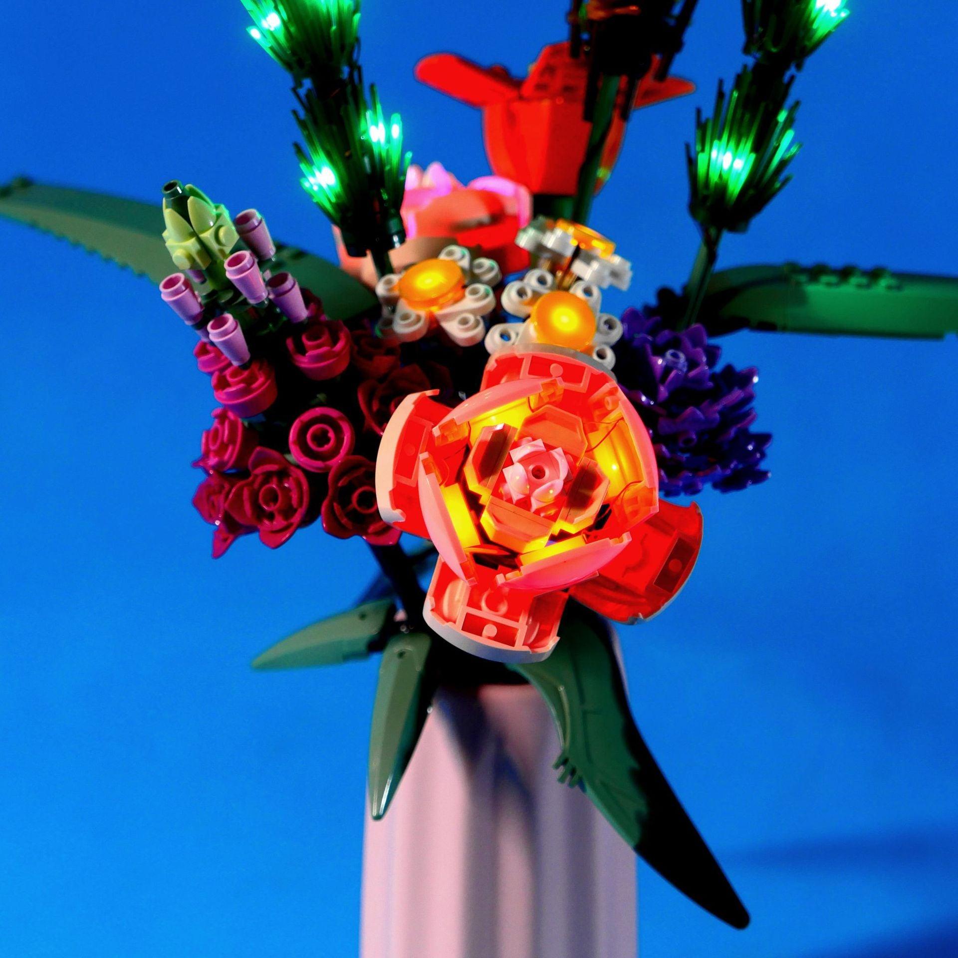 Best Light Kit for Lego Ideas Flower Bouquet 10280 - LED Illumination Set for DIY Building Blocks - Perfect for Home Decor, Gifts, and Display