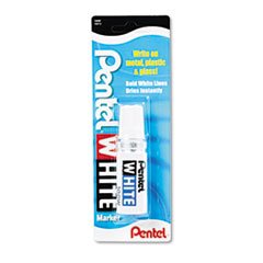 Pentel Permanent Marker - 100W Black Fine Point - Industrial Strength, Quick-Drying Ink for Office, Warehouse, and DIY Projects