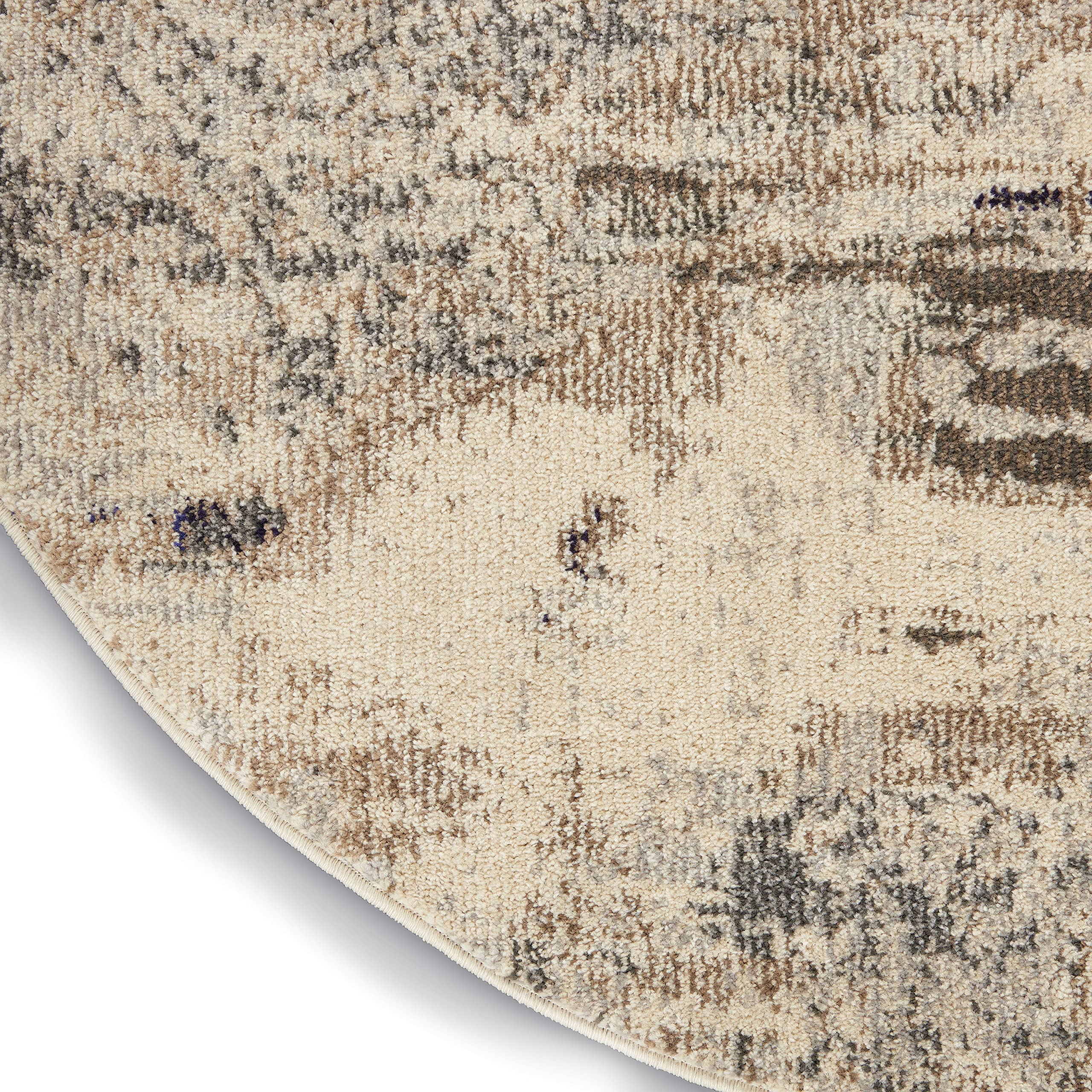 Nourison Celestial Modern Abstract Ivory/Grey 7'10