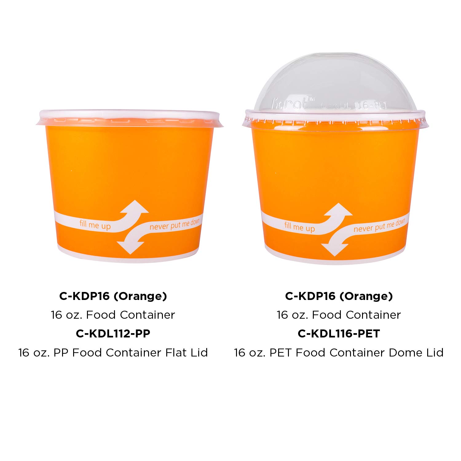16oz (1000 Count) Disposable Paper Soup Bowls - Eco-Friendly Hot & Cold Food Containers for Soup, Noodles, Pasta, Snacks - Orange - Perfect for Restaurants, Catering, Parties and Takeout