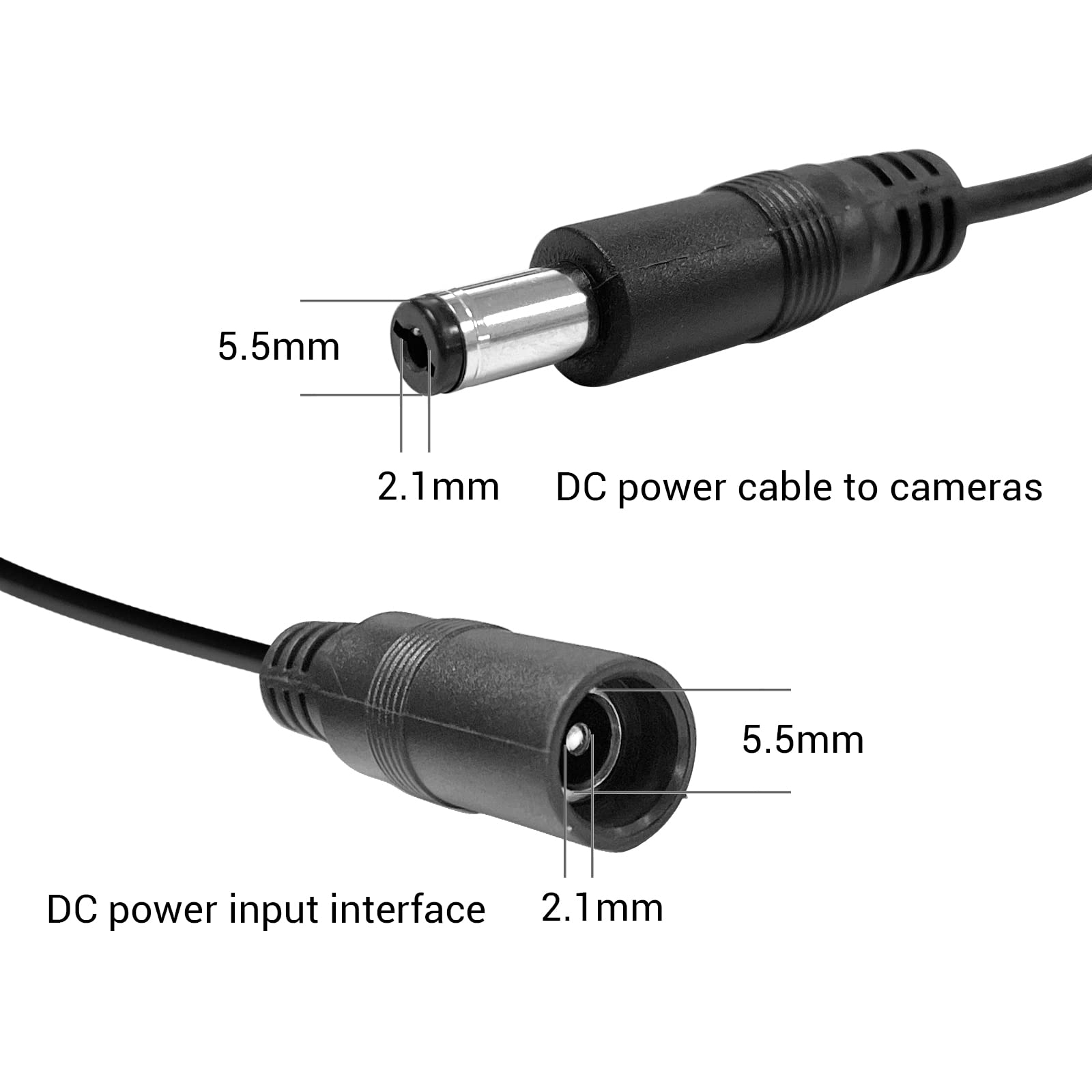 TIGERSECU 12V 5A Security Camera Power Adapter with 9-Way Splitter - 100V-240V 2.1x5.5mm Power Supply for Lorex, Samsung, Q-See, Night Owl, Swann, Annke IP & BNC Cameras - Ideal for Home & Business Surveillance Systems