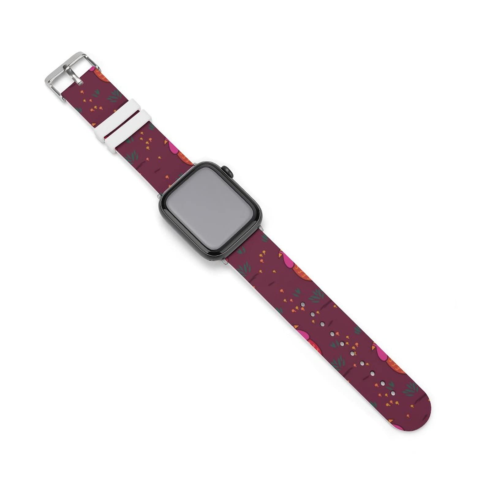 Funny Turkey Women's Sports Bands - Soft Silicone Watch Strap Compatible with Apple Watch 38mm/40mm & iWatch Series 1/2/3/4/5/6 - Perfect for Gym, Running & Everyday Wear