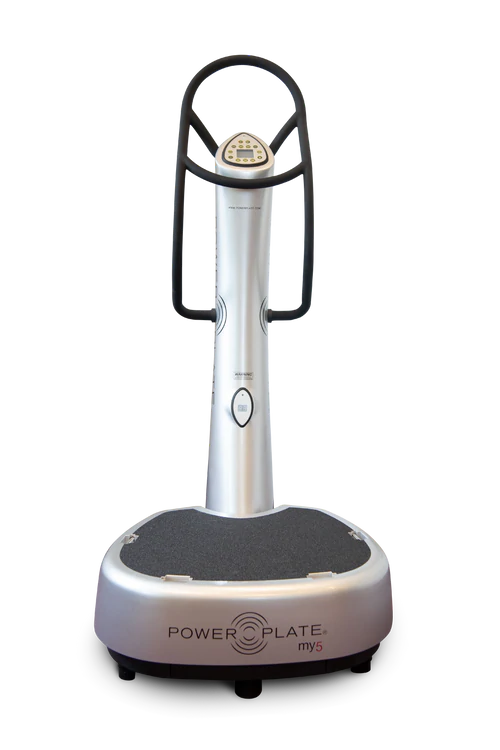 Power Plate My5 Vibration Platform Exercise Machine - Silver | Home Gym Workout Equipment for Fitness, Toning & Recovery | Perfect for Home, Office & Rehab Use
