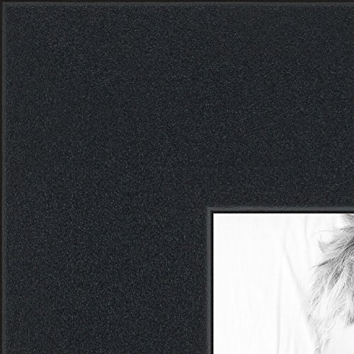 Art to Frames 35x15 Inch Picture Frame - 1.25 Inch Wide Satin Black Double Mat Opening for 11x14 & 8x10 Photos - Perfect for Wall Decor, Home Office, Gallery Displays