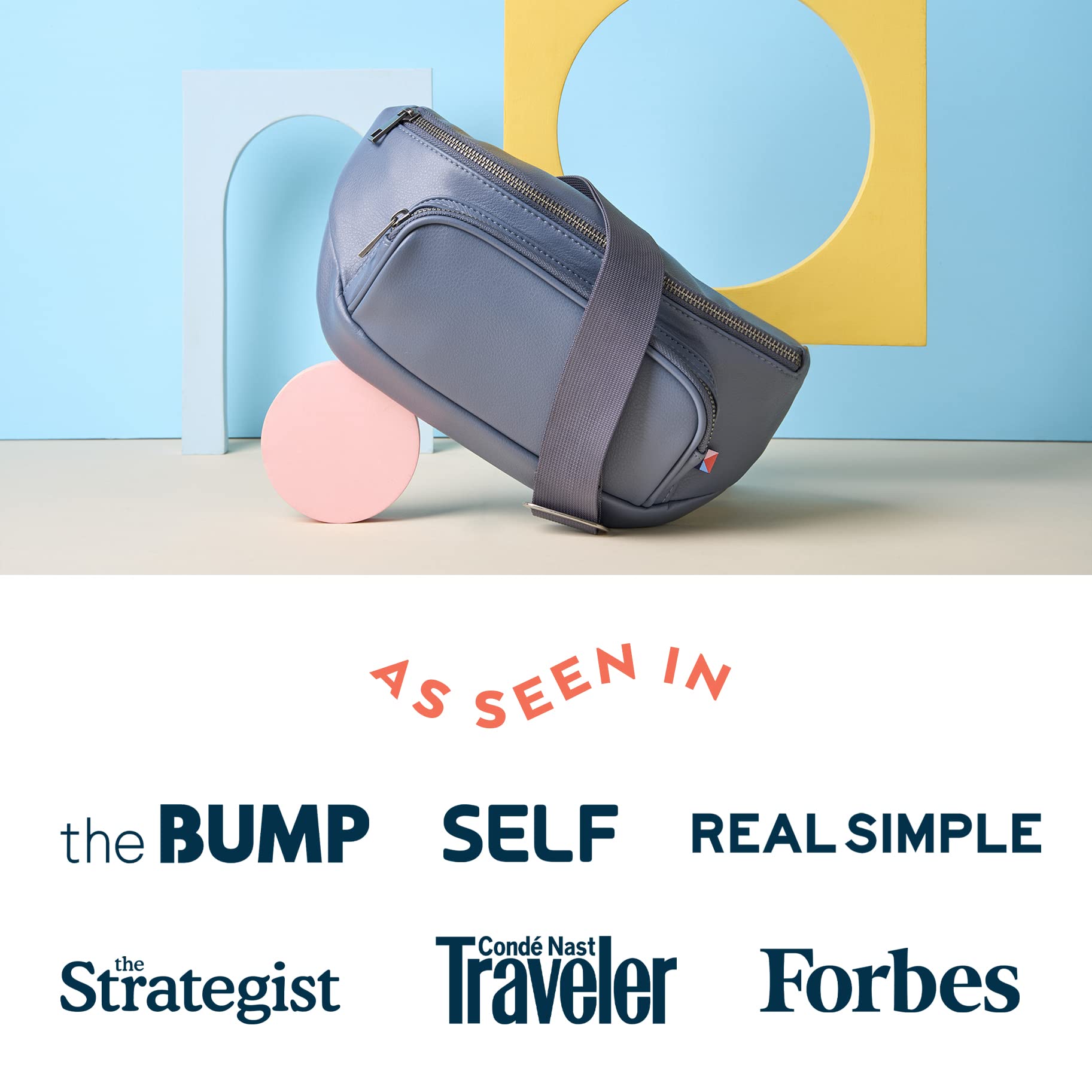 Kibou Vegan Premium Leather Fanny Pack Diaper Bag with Detachable Changing Pad & Wipes Storage - Adjustable Waist Belt, Crossbody Bag for Moms - Perfect for Travel, Shopping & Baby Care (Black, One Size)