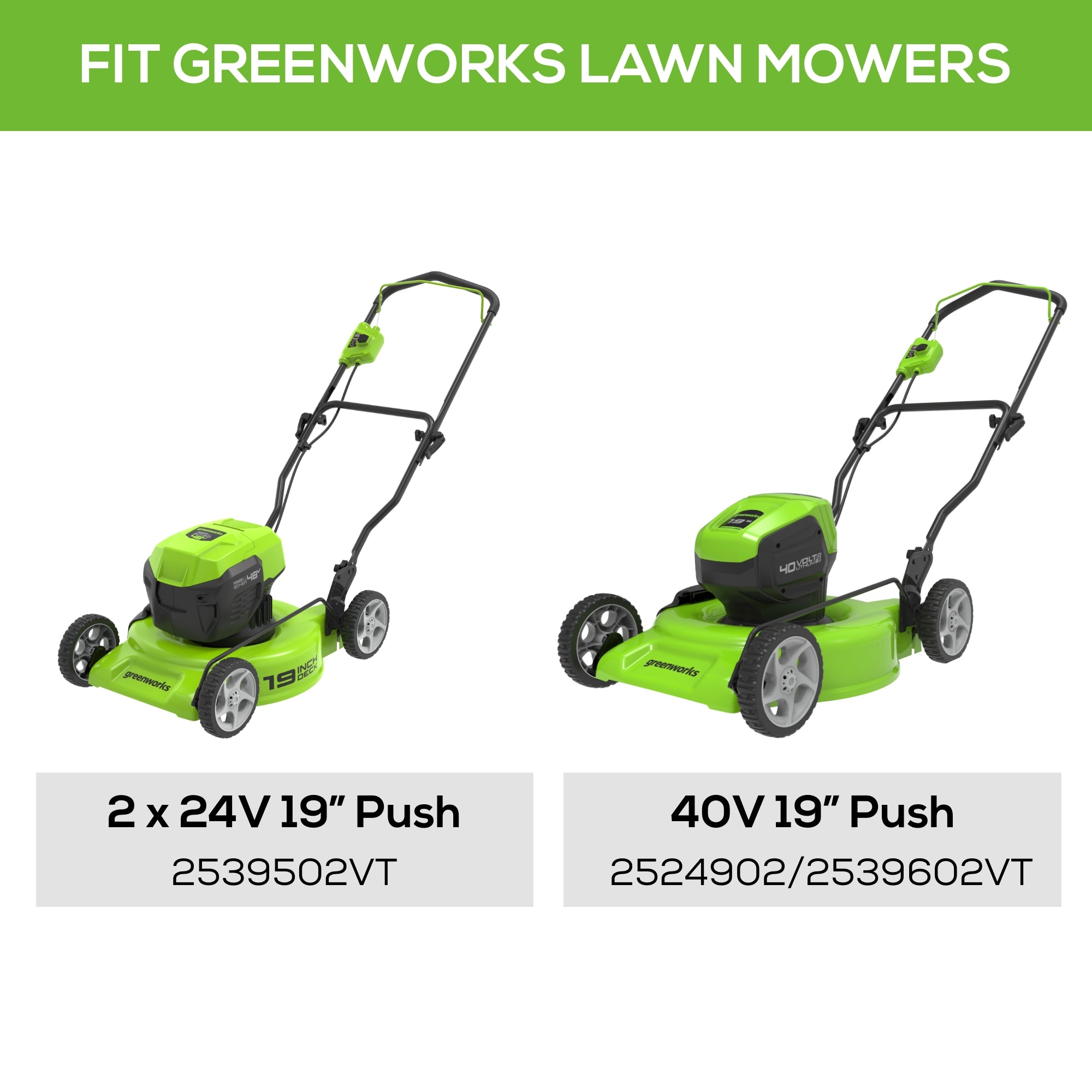 Original Title: Replacement Blade for Select 19'' Greenworks Lawn Mowers   Optimized Title: **Greenworks 19-Inch Lawn Mower Replacement Blade - Compatible with Select Models - Perfect for Lawn Care & Maintenance**