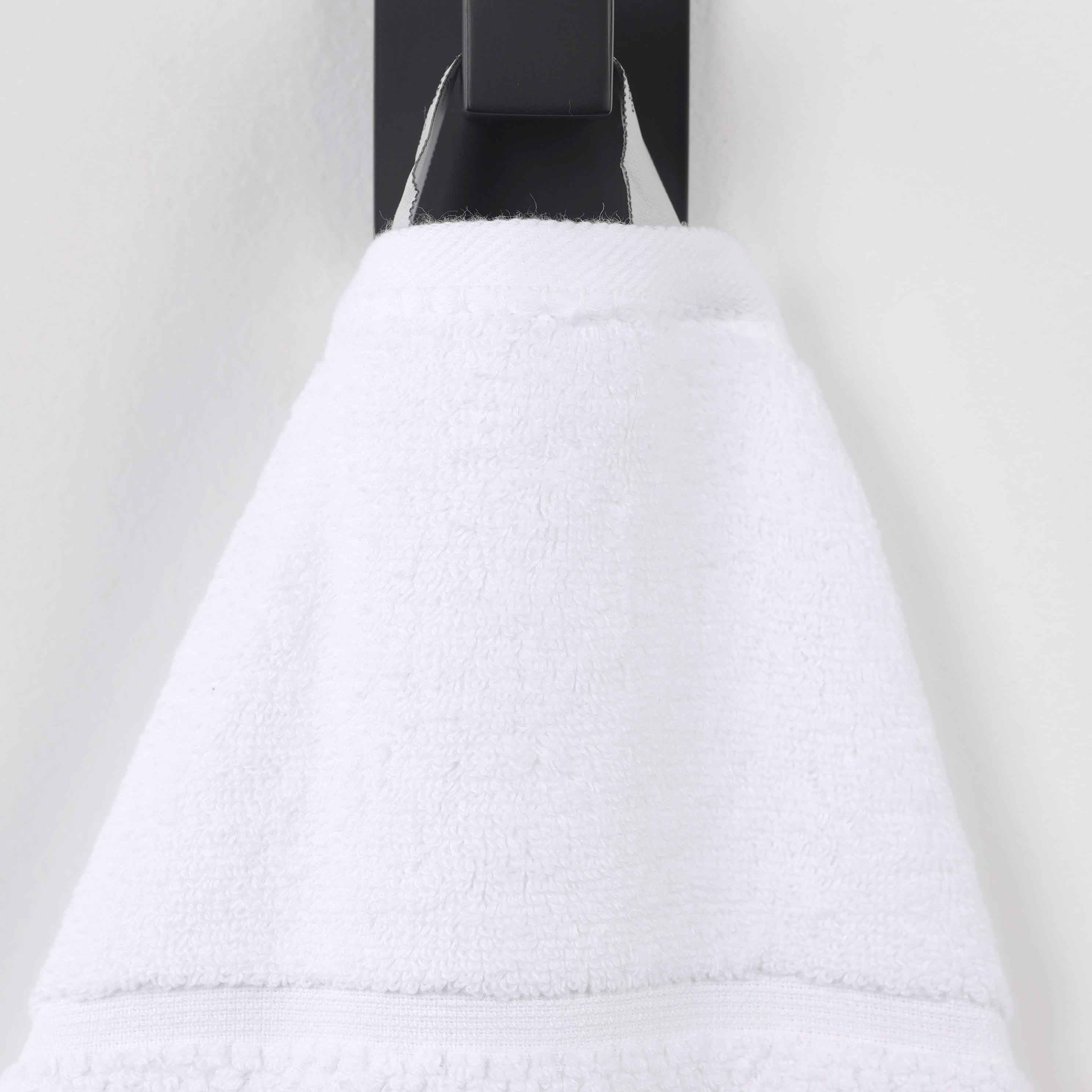 Premium 12-Pack Mile Smart Twist Cotton Medium Weight Face Towels | Soft & Absorbent Bath Towels for Spa, Gym & Travel | Solid Color Home Essentials