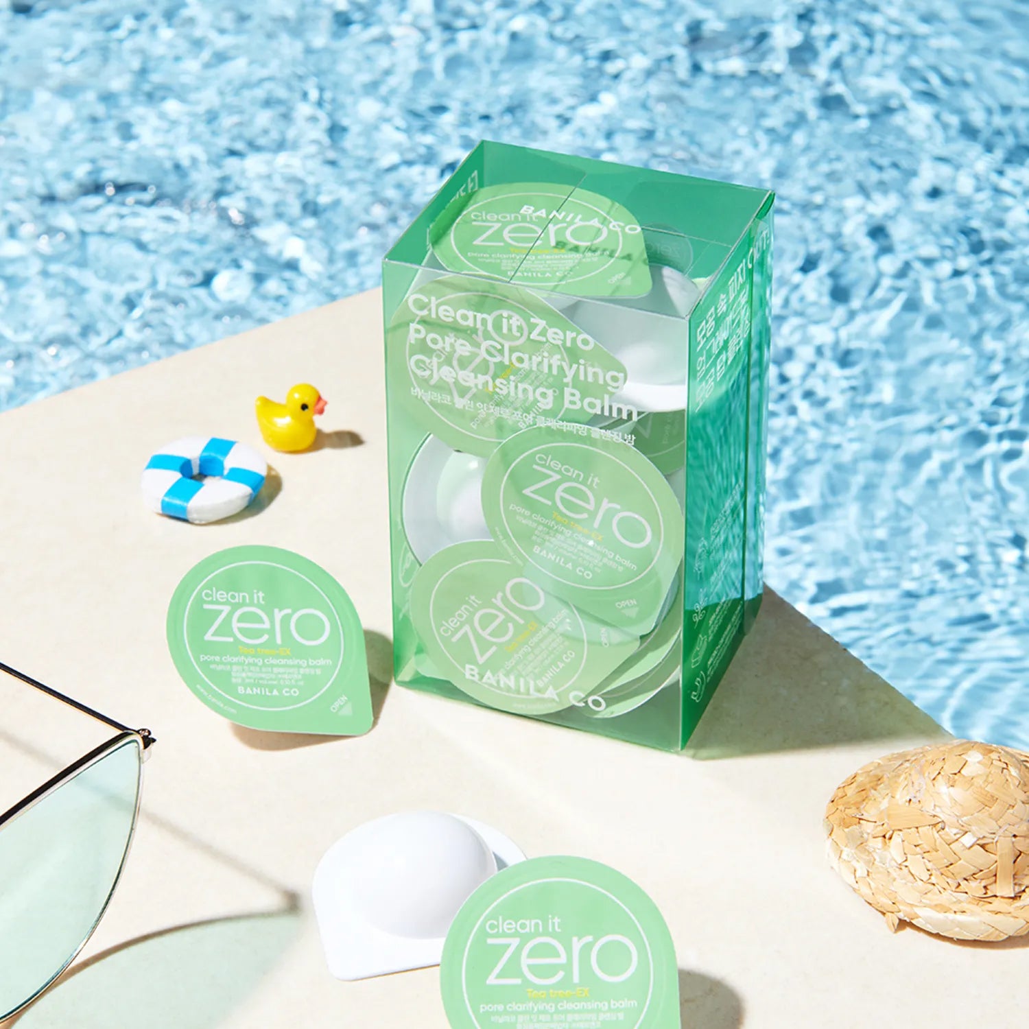 Banila Co Clean It Zero Pore Clarifying Cleansing Balm Travel Kit - 16 x 3ml Mini Size for Deep Cleansing & Pore Care | Perfect for Travel, Gym & On-the-Go Skincare Routine