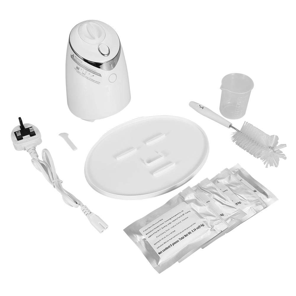 4-in-1 DIY Fruit & Vegetable Face Mask Maker Machine - Natural Collagen Facial Care for Glowing Skin | Home Spa & Beauty Routine (UK Standard)