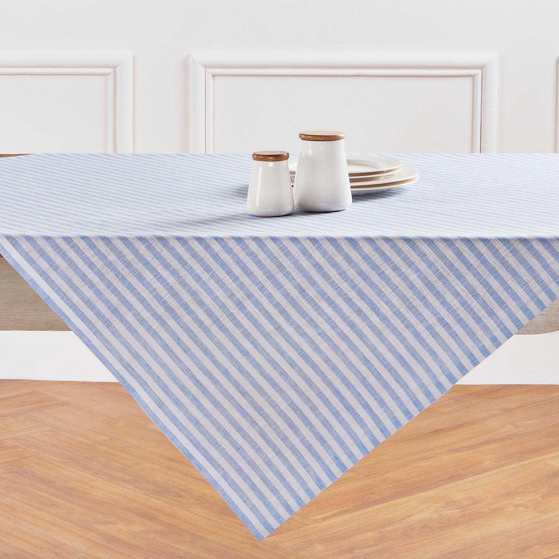 Navy and White Amalfi Stripe